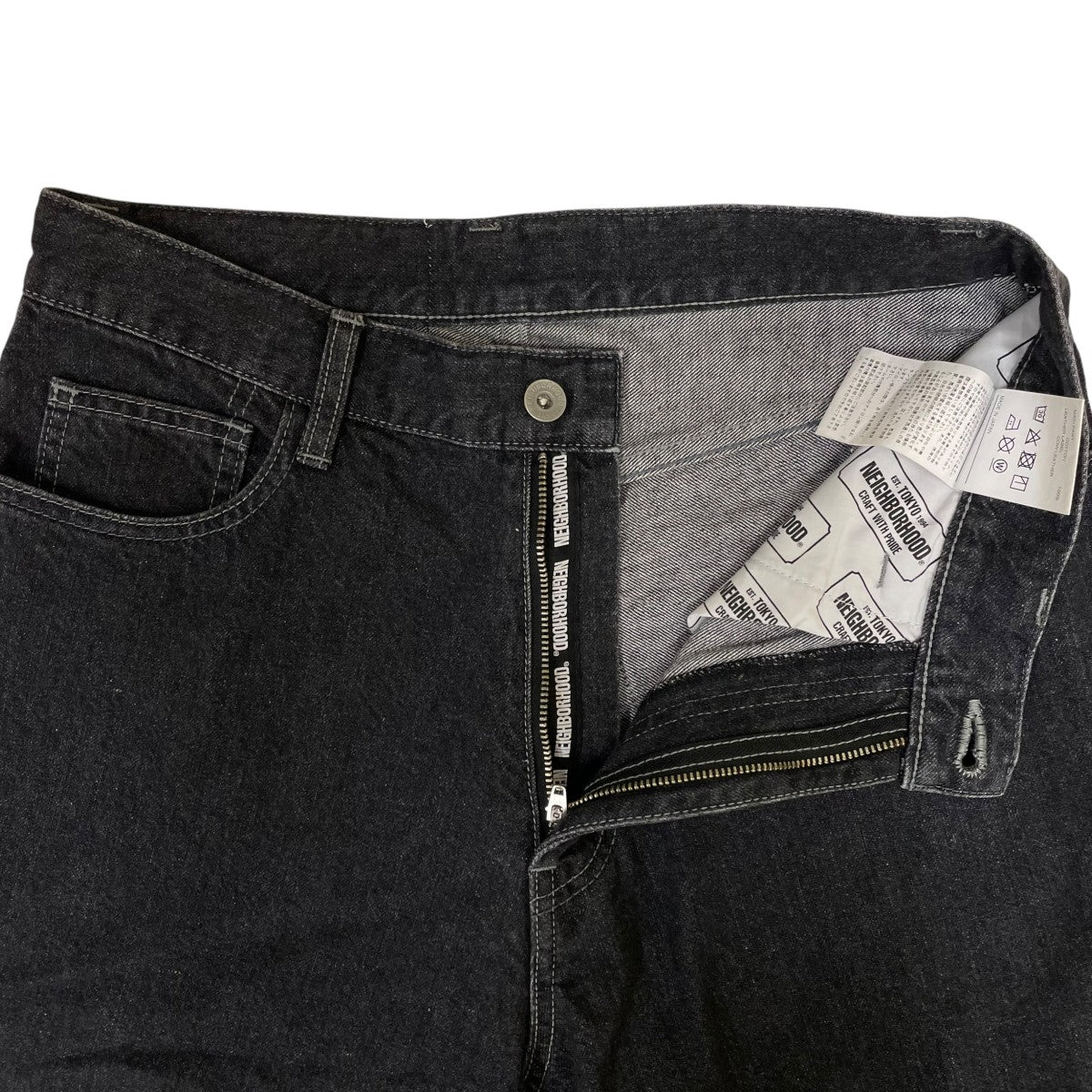 24AW6PK DENIM PANTSコットン ワイドデニムパンツ24AQPGN-PTM01