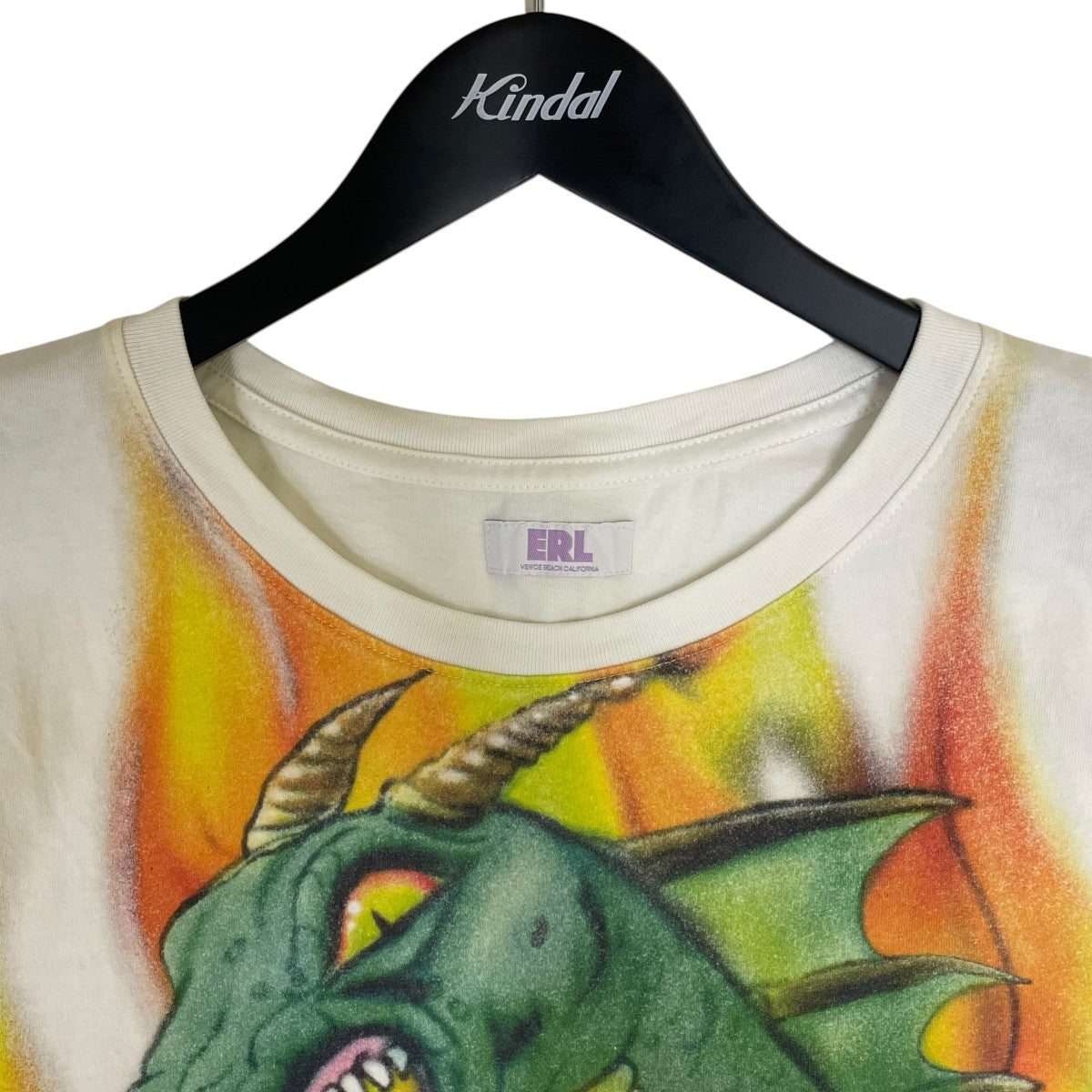 22AWDragon Jersey T-Shirt総柄 ドラゴン プリント 半袖Tシャツ コットンTシャツ
