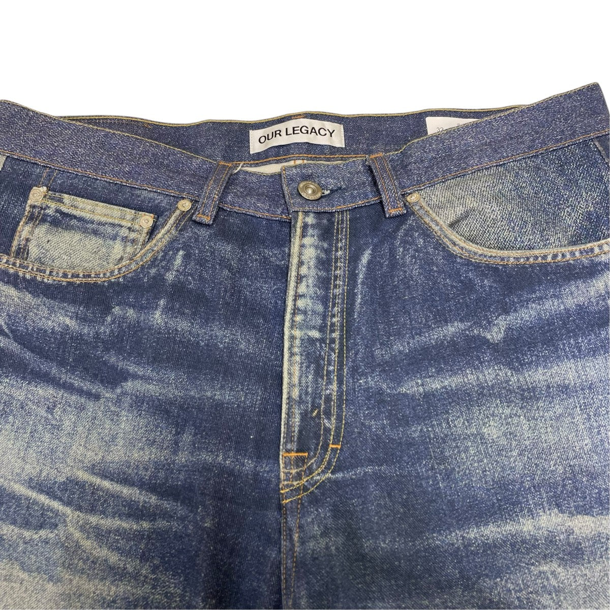 OUR LEGACY 26SSTHIRD CUTデニムパンツM4265TAZ 古着・中古-3枚目のアイテム画像