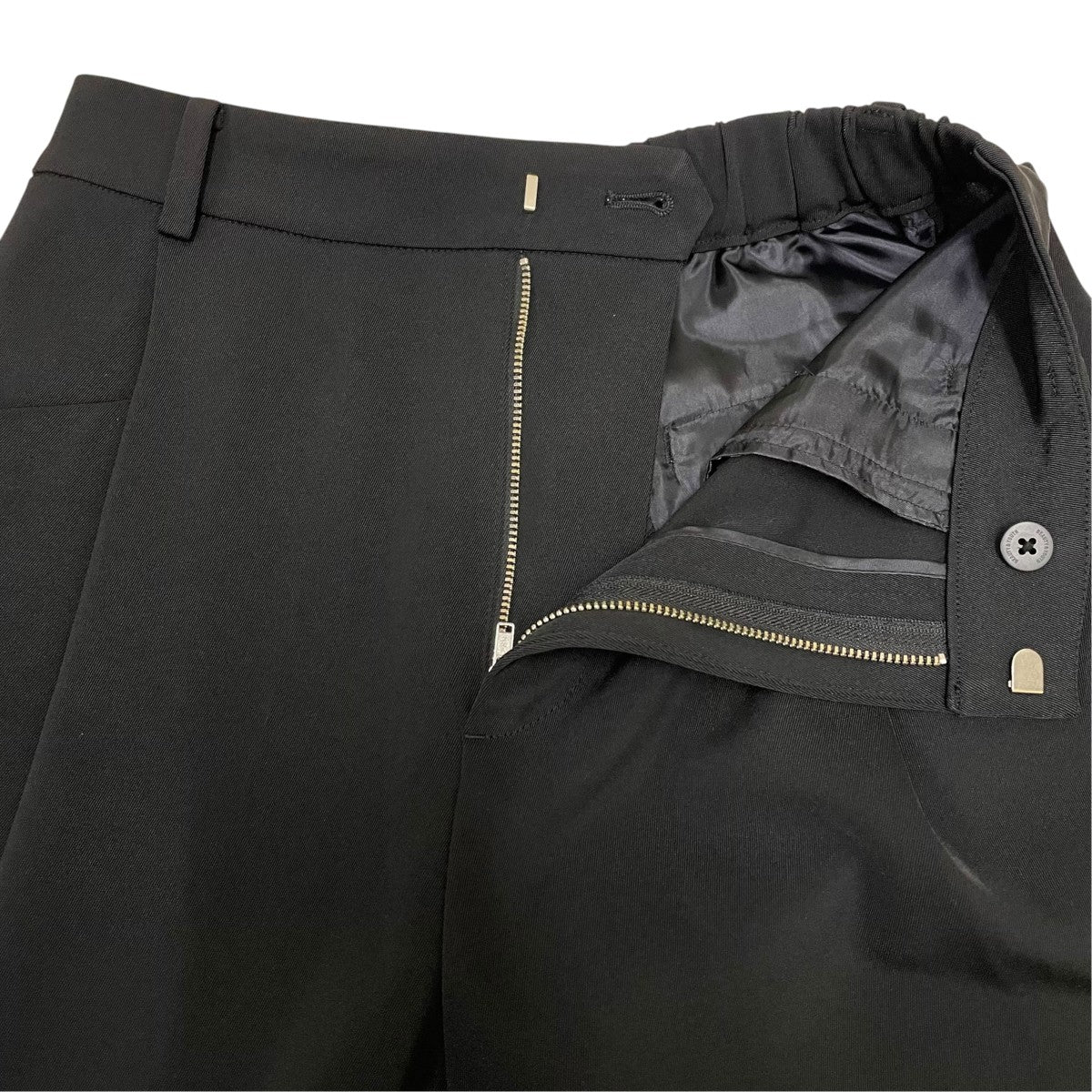 ポリエステルブレンド ツイルバックゴムパンツスラックス1614 2 996589