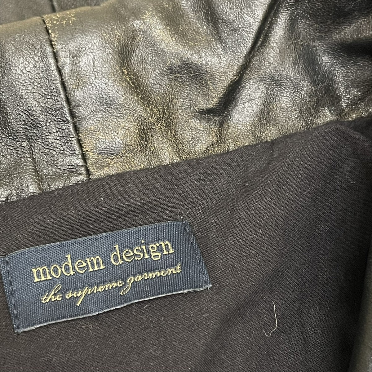 Reproduct Leather Flight Jacketレザージャケット
