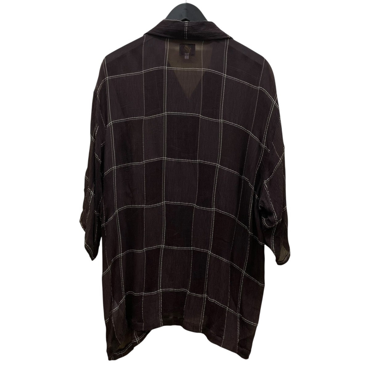 Cabana Shirtチェック柄 オープンカラーシャツ 半袖シャツSX292
