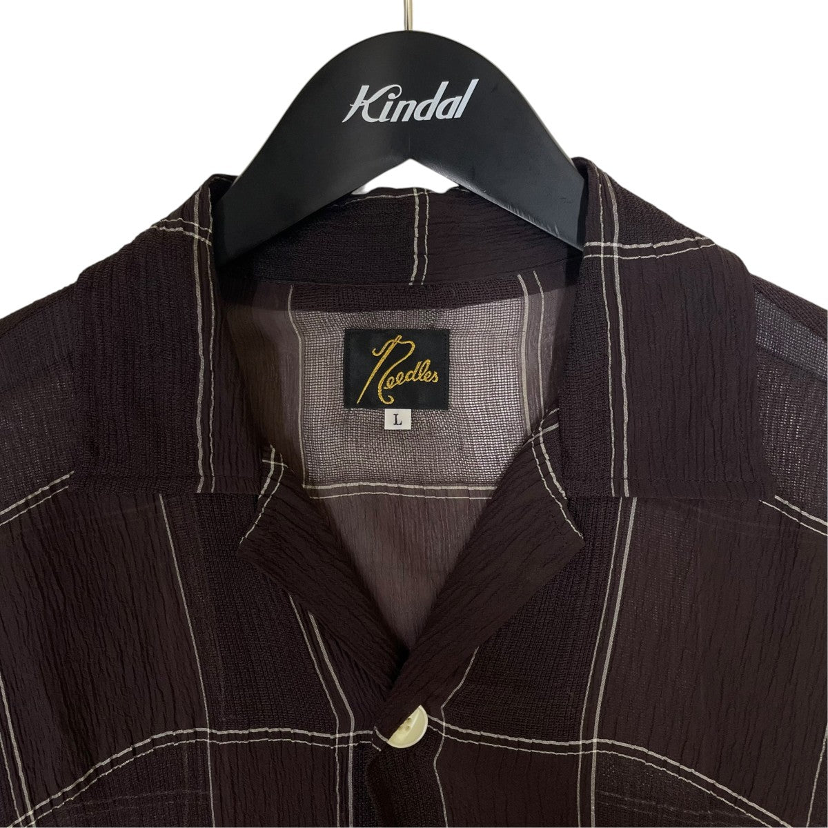 Cabana Shirtチェック柄 オープンカラーシャツ 半袖シャツSX292