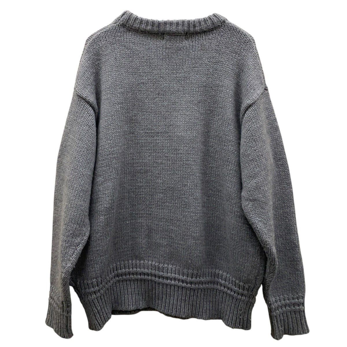22AWthe new sun big jumperグラフィックプリント 厚手ニット0422030505