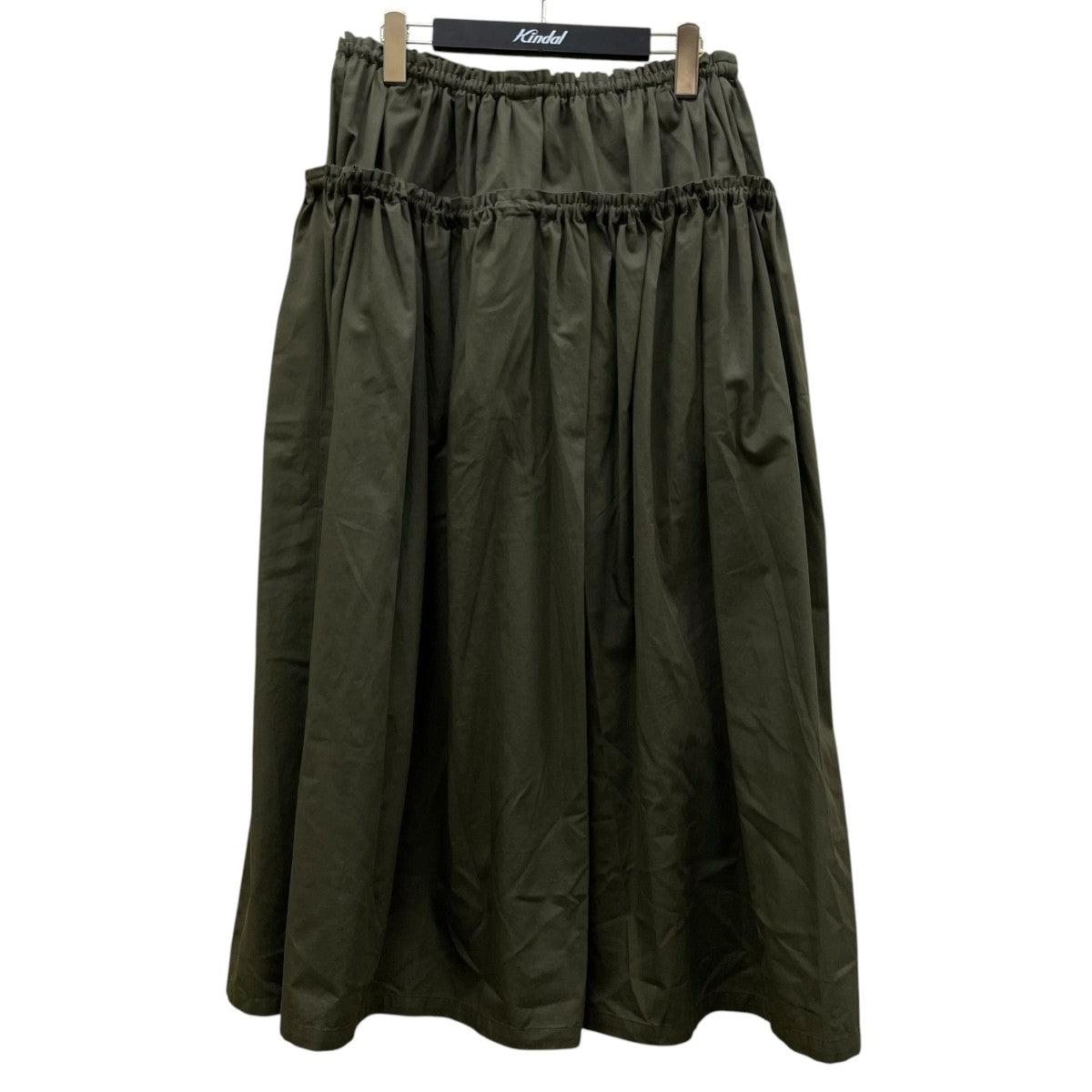 26SSCotton Twill Double Gathered Skirtコットンツイル ダブルギャザースカート ロングスカートYQ S03 026