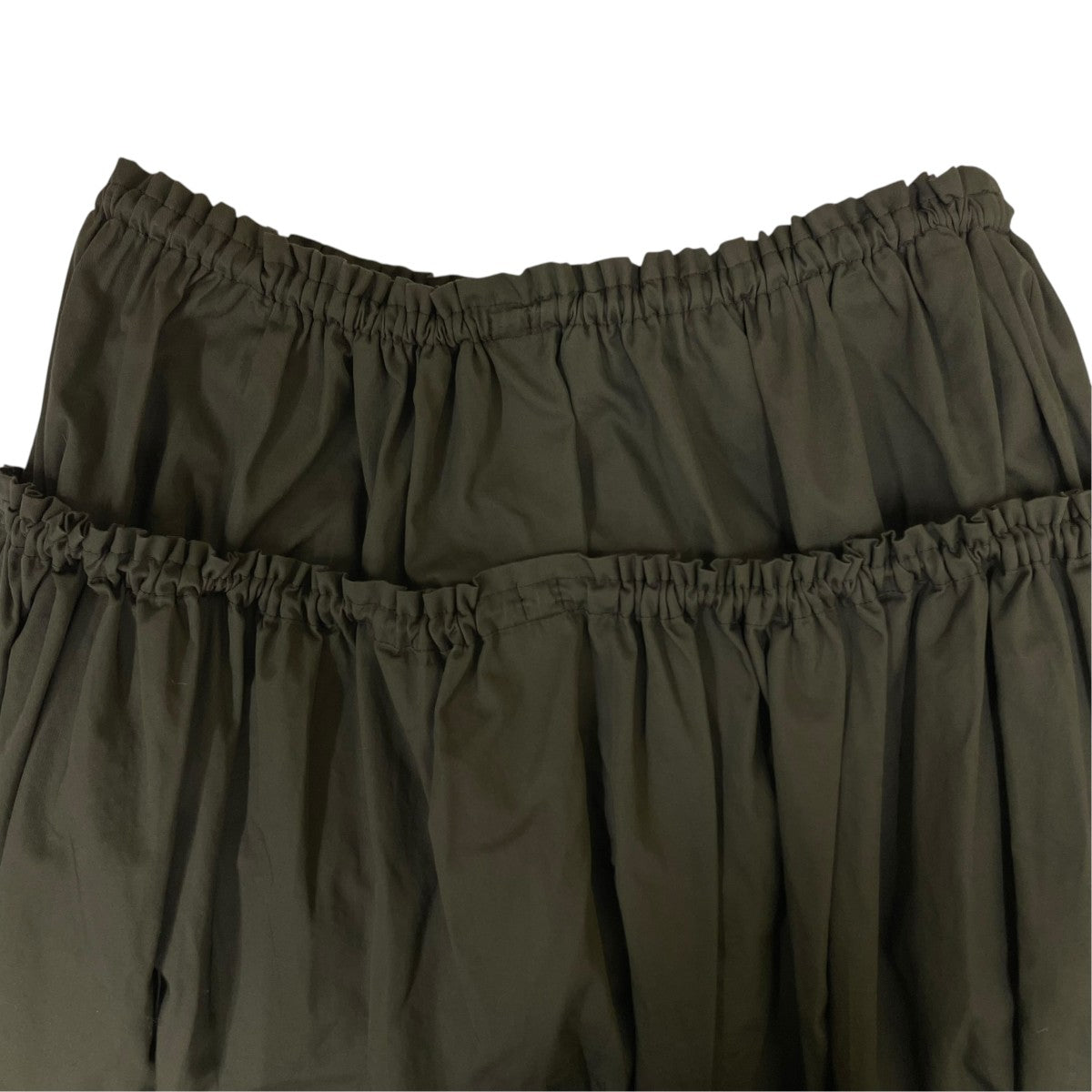 26SSCotton Twill Double Gathered Skirtコットンツイル ダブルギャザースカート ロングスカートYQ S03 026
