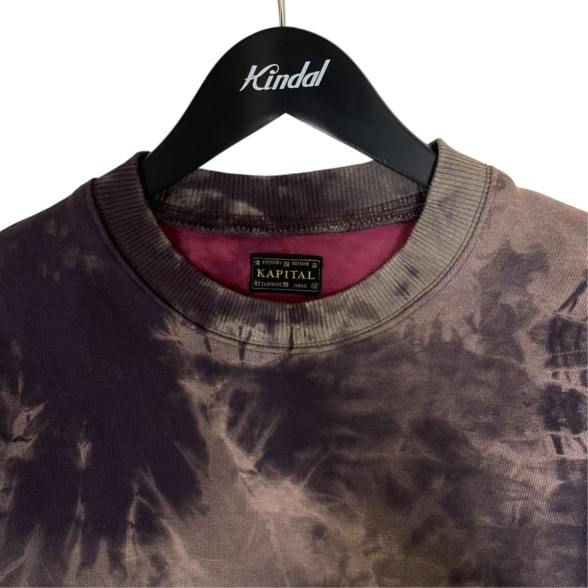 Tie Dye Sweat Quilting Switching Topsタイダイ柄 切替 コットン クルーネックスウェット トレーナーK2011LG831