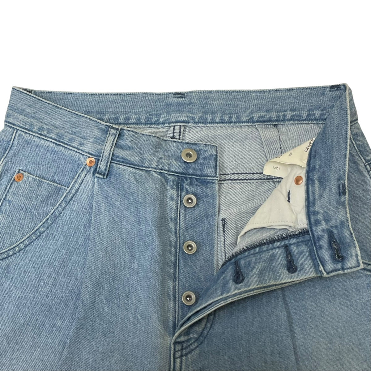 デニムワイドパンツ