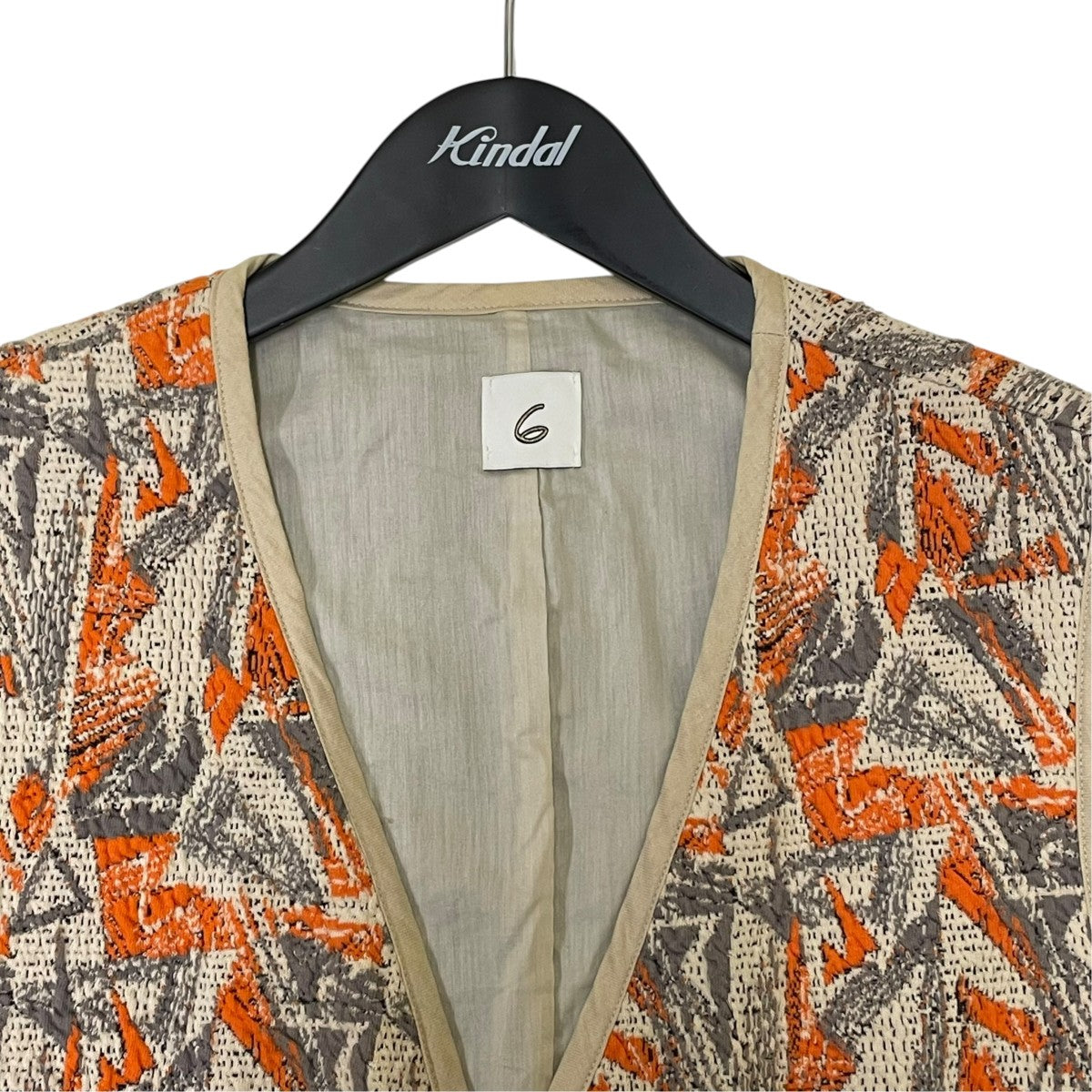 SASHIKO MOTIF JACQUARD VESTベスト8617 241 0373