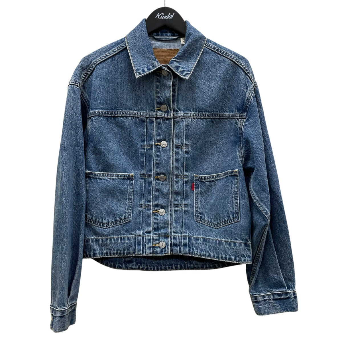 LEVI’S PReMIUM×SLOBE IENA 別注 BALLON SLEEVE TRUCKER JACKETデニムジャケット005Z4-0000 古着・中古-1枚目のアイテム画像