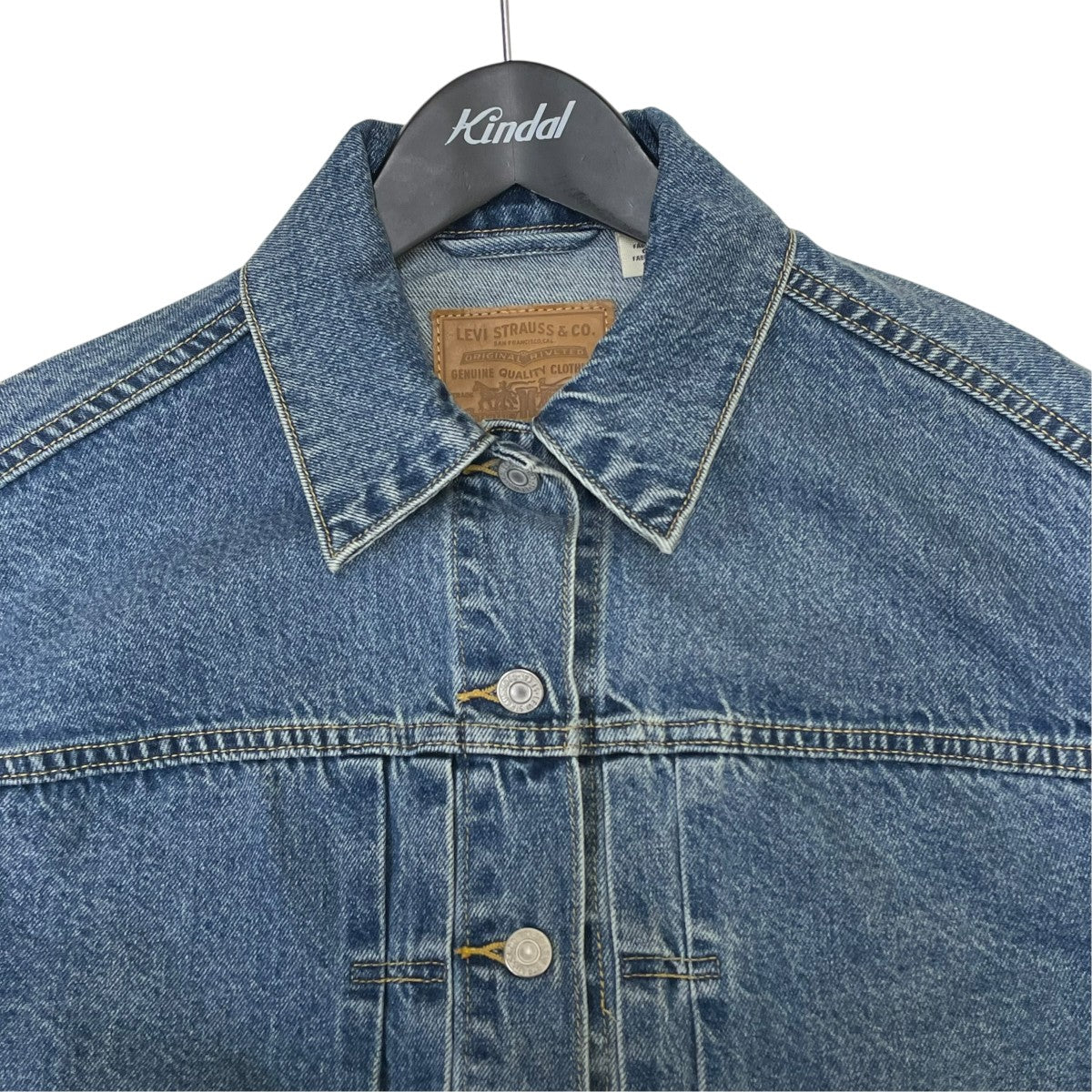 LEVI’S PReMIUM×SLOBE IENA 別注 BALLON SLEEVE TRUCKER JACKETデニムジャケット005Z4-0000 古着・中古-3枚目のアイテム画像