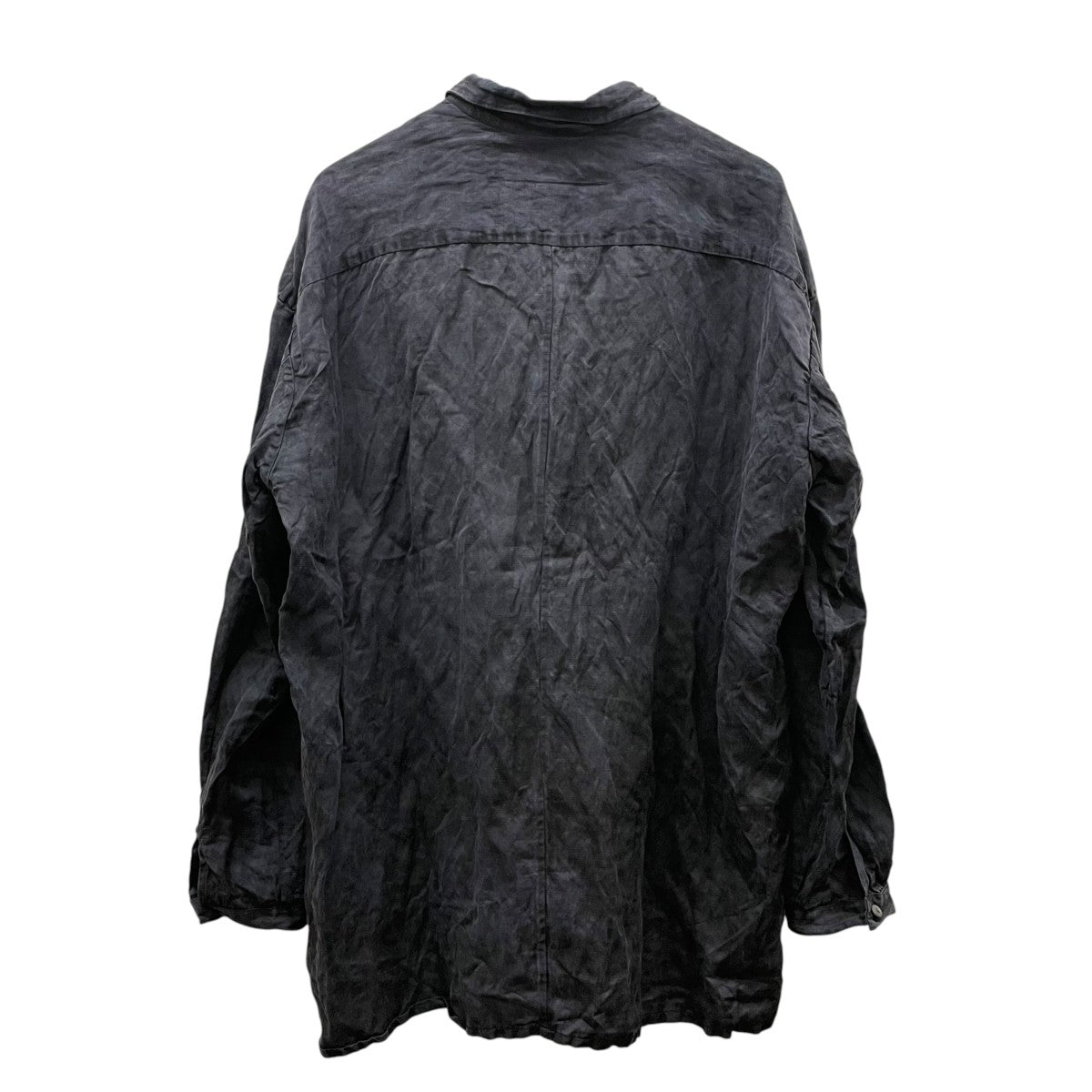 THE DRAUGHTSMAN SHIRT CRUMPLED CUPRO FLINT長袖シャツ