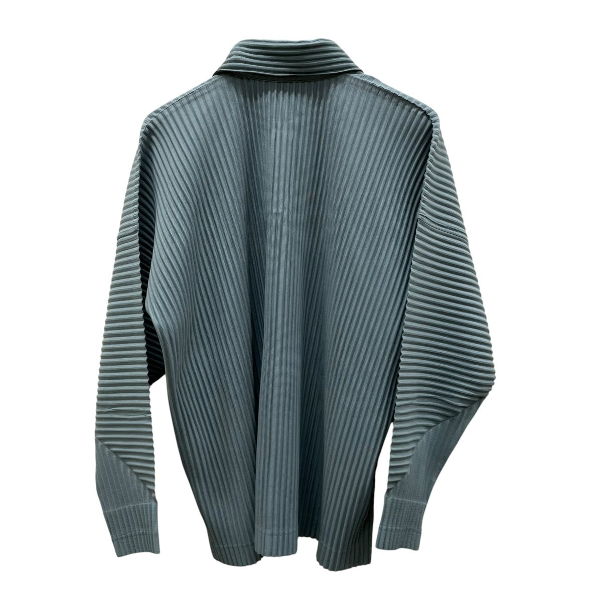 HOMME PLISSE ISSEY MIYAKE プリーツプルオーバーシャツ長袖ポロシャツHP33JM107 古着・中古-2枚目のアイテム画像