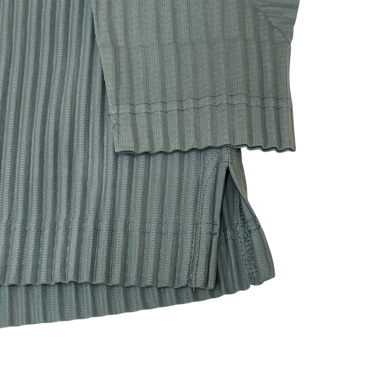HOMME PLISSE ISSEY MIYAKE プリーツプルオーバーシャツ長袖ポロシャツHP33JM107 古着・中古-4枚目のアイテム画像