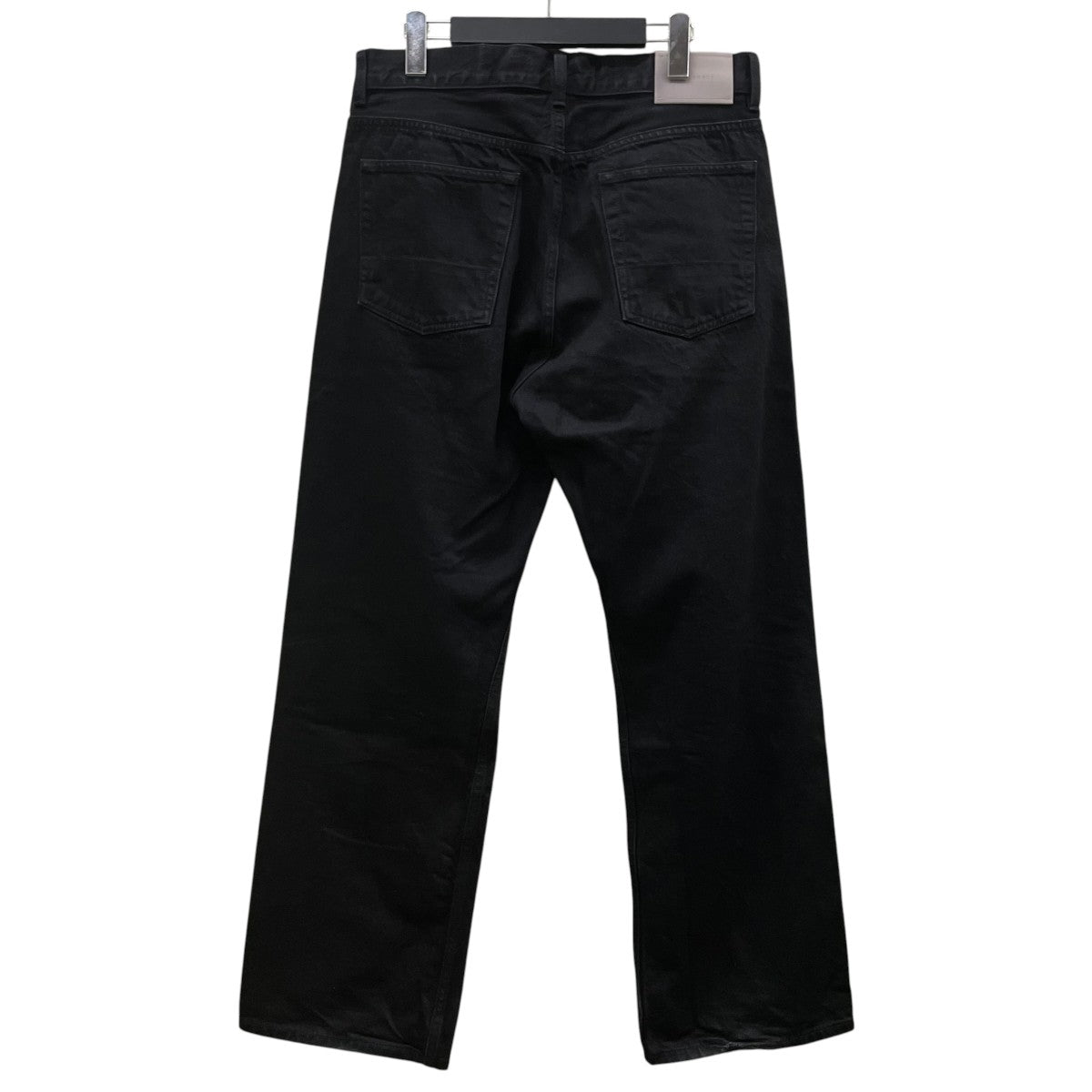 22AWTHIRD CUT サードカット ブラックセルビッジジーンズデニムパンツ コットンパンツM2255TCB