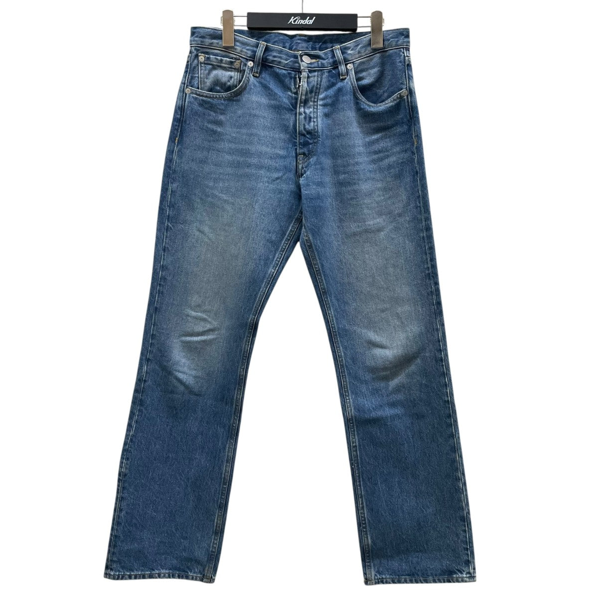 21AWBoyfriend Jeansヴィンテージウォッシュ ボーイフレンドジーンズ 5ポケットストレートデニム コットンパンツS50LA0189