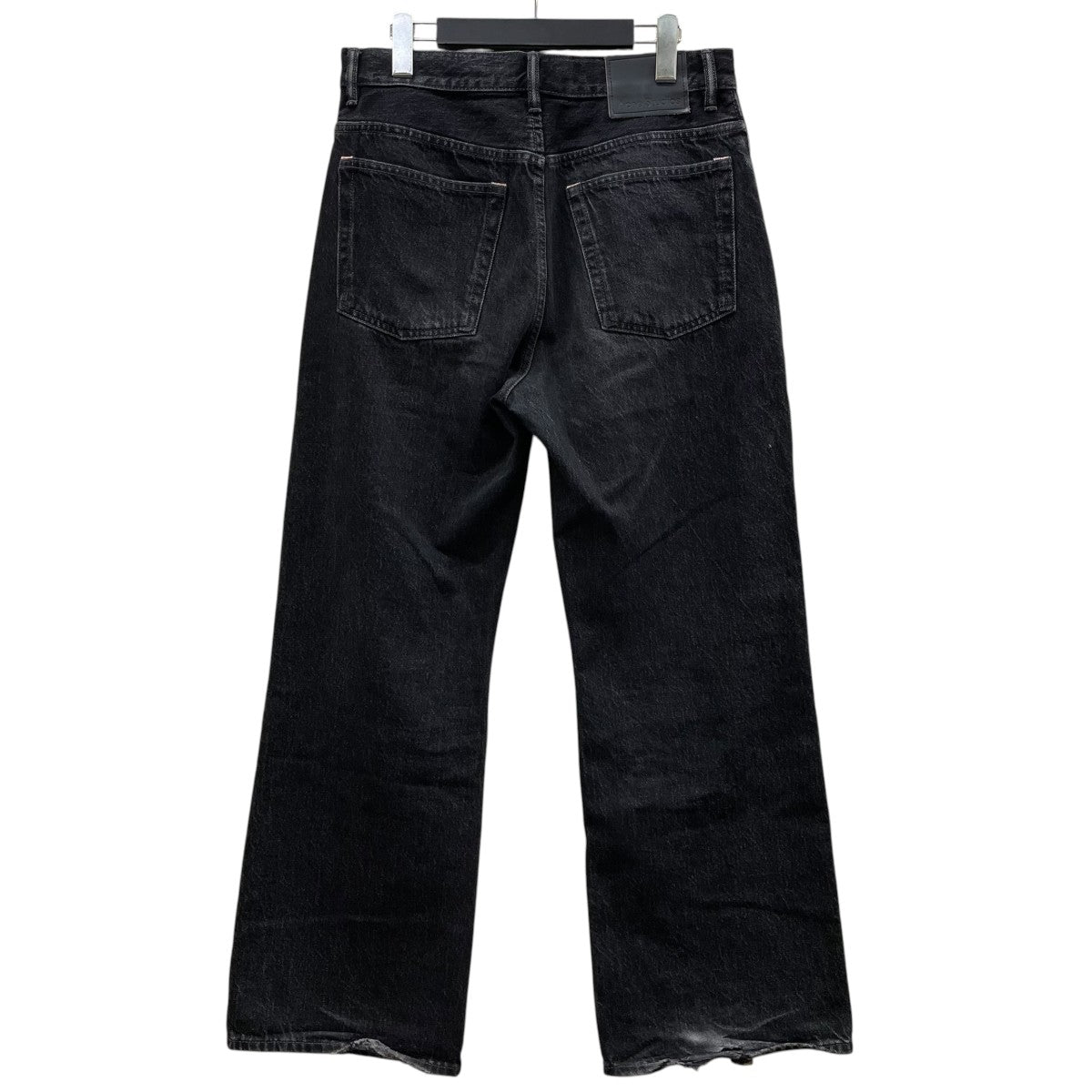 21AW2021M Vintage Black ヴィンテージブラック ワイドジーンズデニムパンツ コットンパンツB00229
