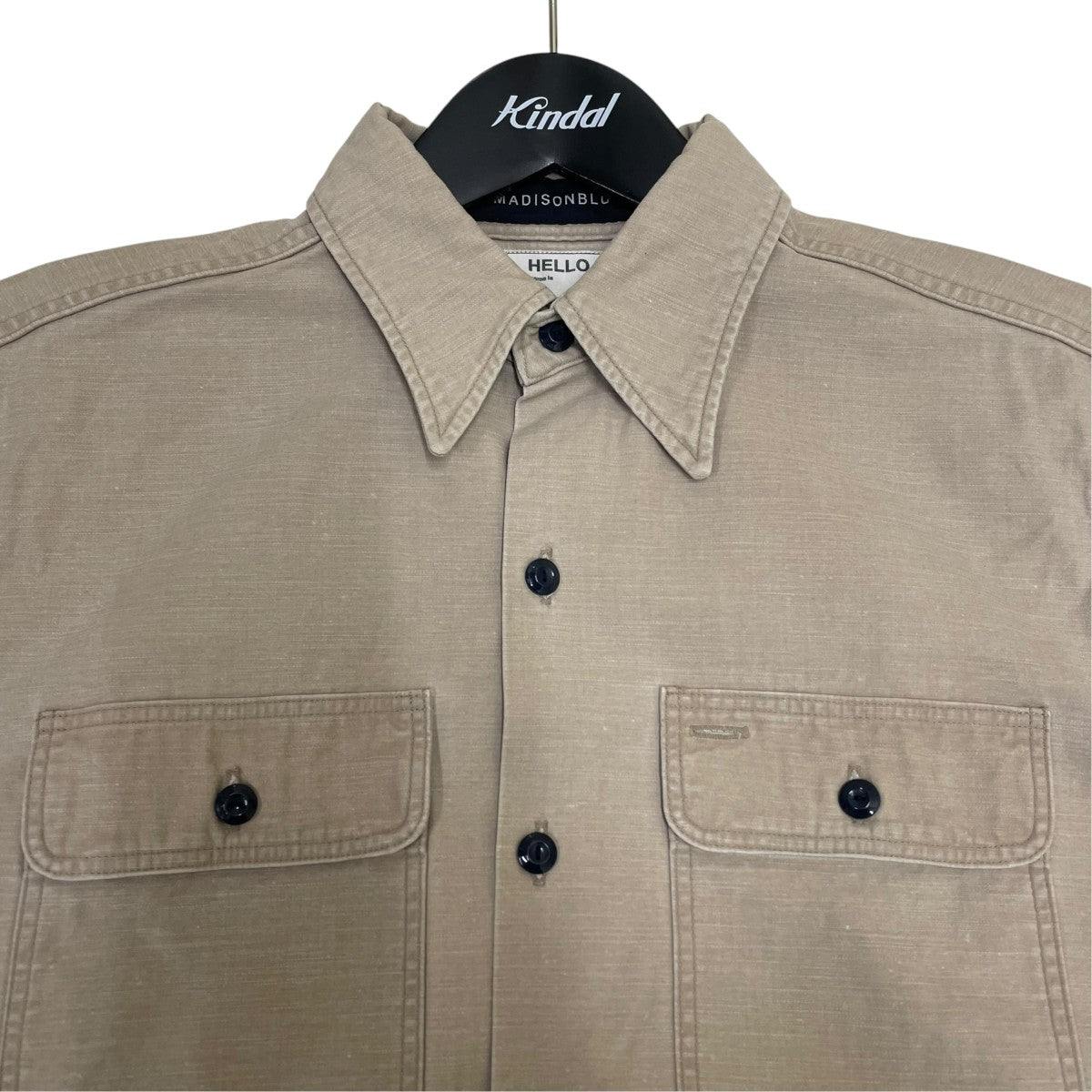 HAMPTON BACK SATIN SHIRT長袖シャツMB999-5711