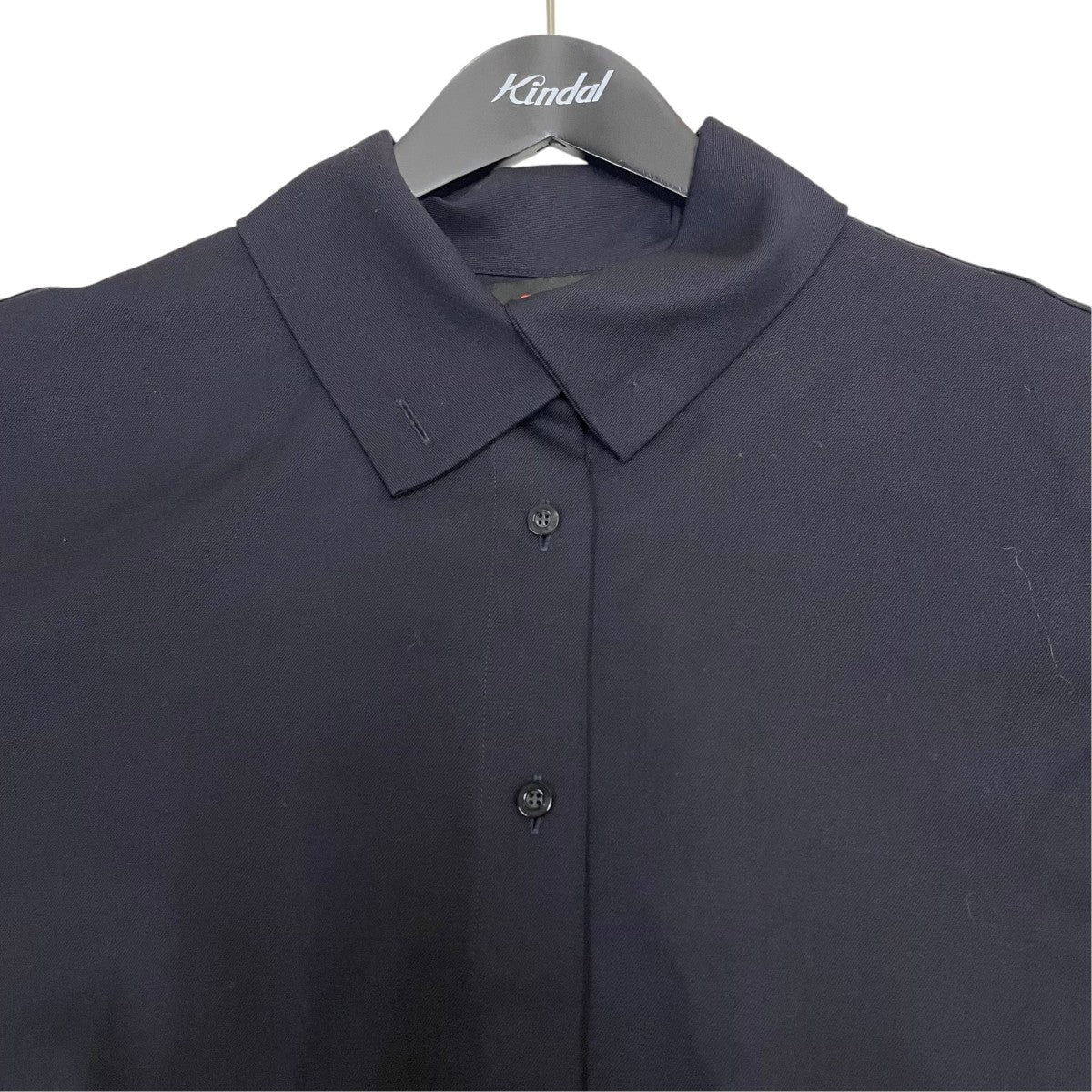 ウールツイル ハイネックロングシャツ長袖シャツ39068406702