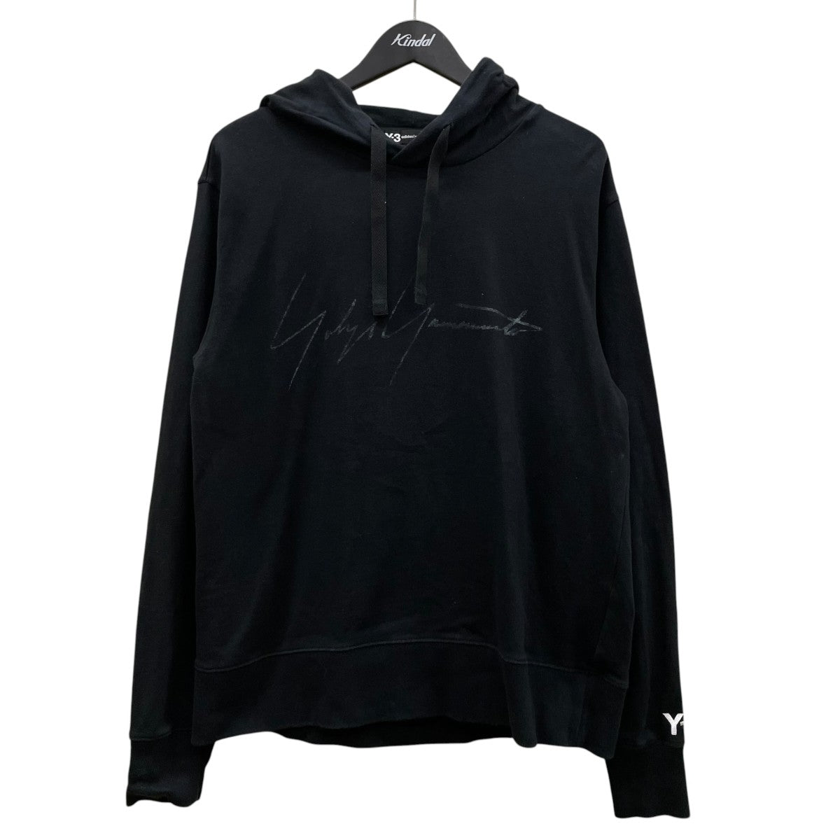 Distressed Signature Hoodieコットン スウェット フーディー プルオーバーパーカーP8691