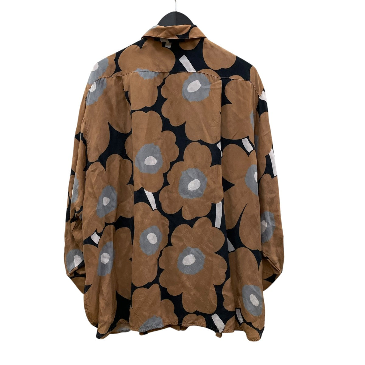 marimekko Sivuta Unikko長袖シャツ52244-5-93645 古着・中古-2枚目のアイテム画像