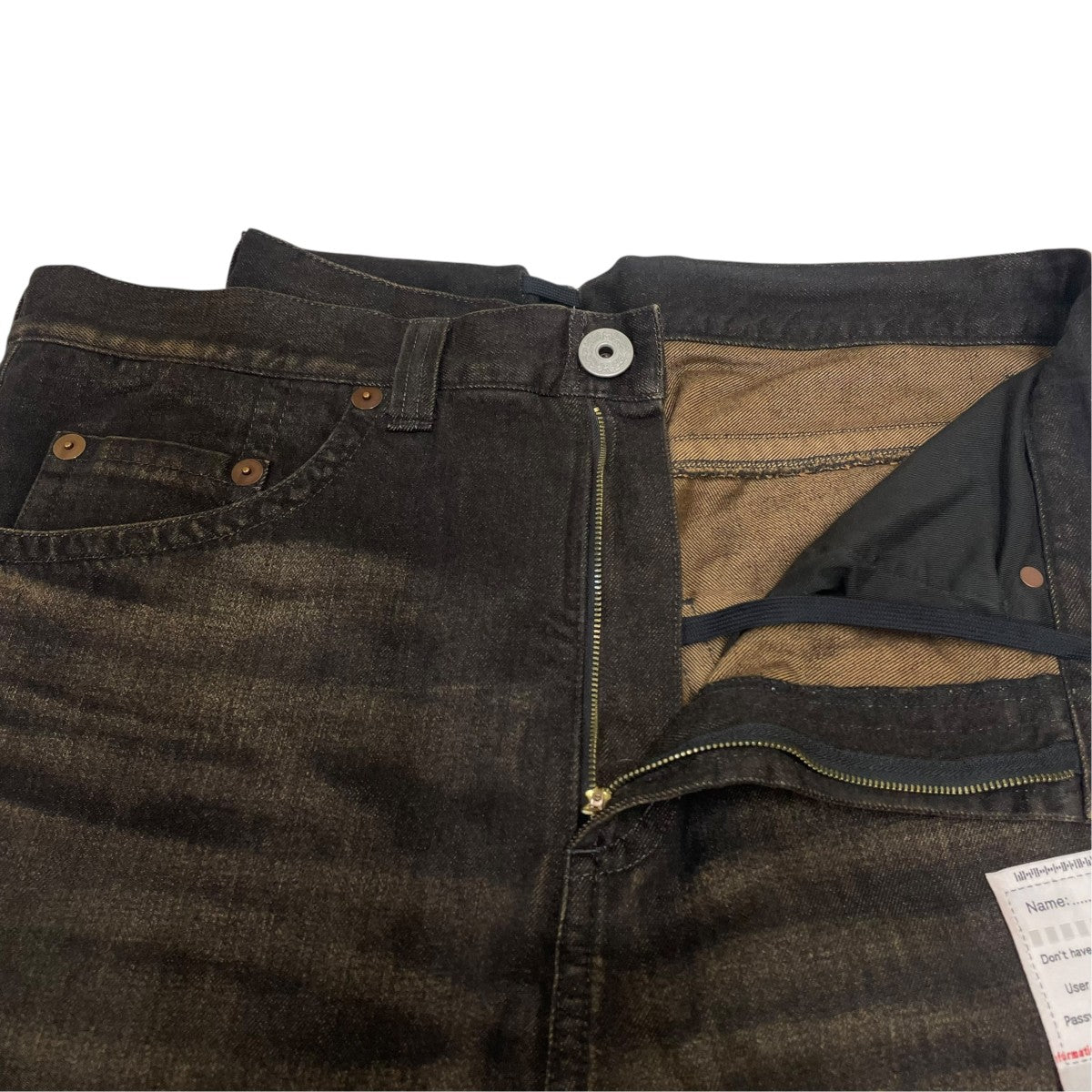 Huge Layered Denim PantsデニムパンツA15PT027