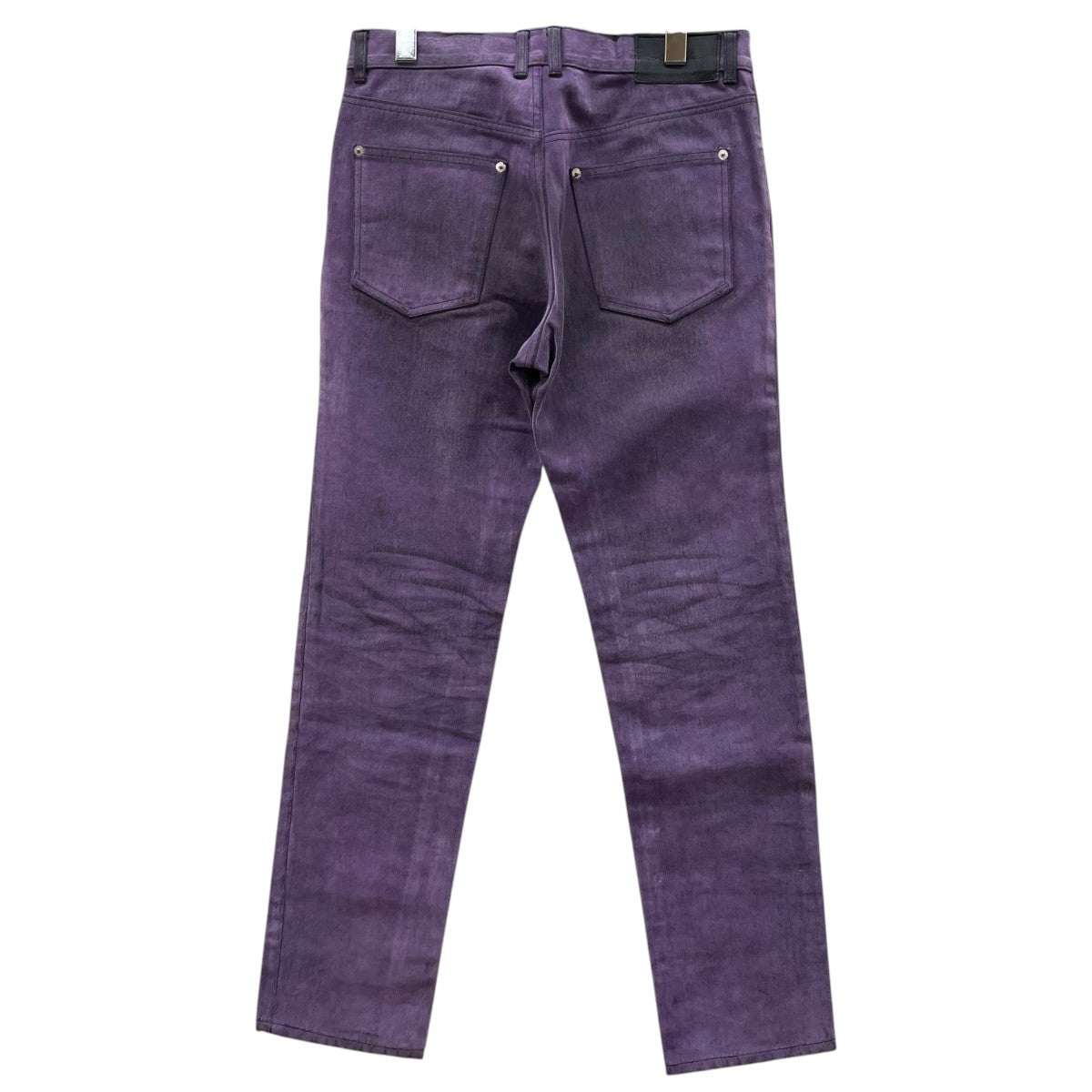 20AW5POCKET FLOCKED DENIM PANTS フロッキーデニムパンツコットンパンツ2B008-0320-33