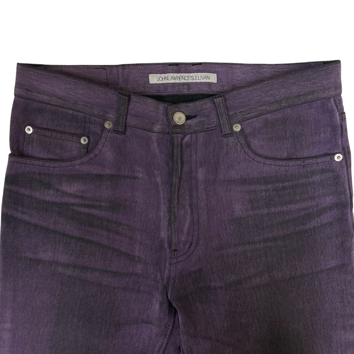 20AW5POCKET FLOCKED DENIM PANTS フロッキーデニムパンツコットンパンツ2B008-0320-33