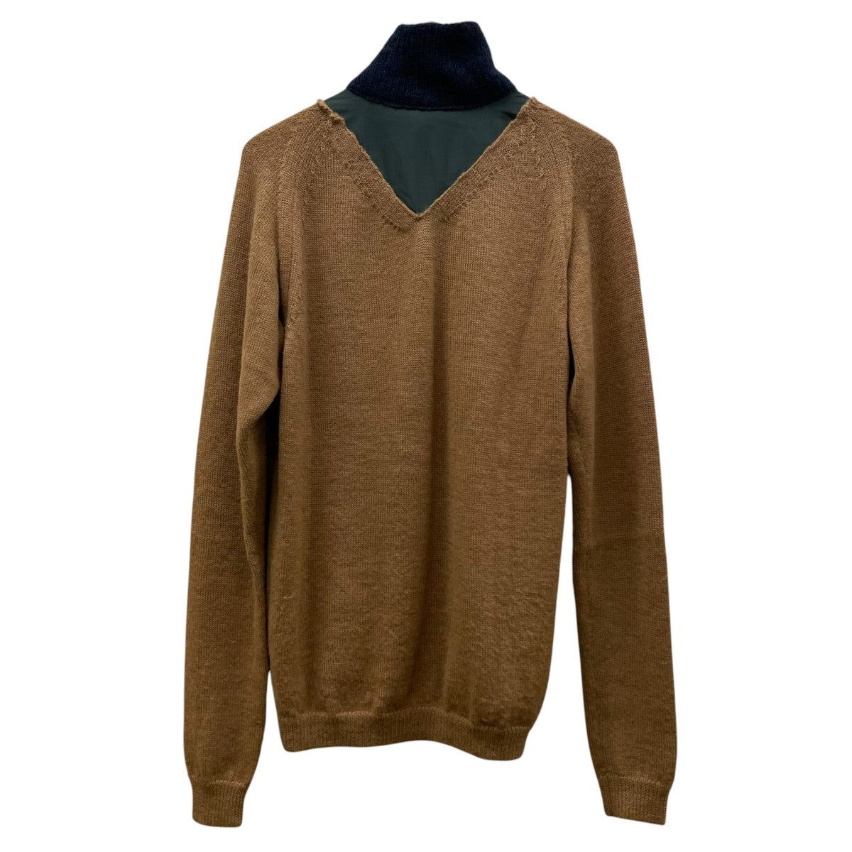 13AWBaby Alpaca Zip-Up Neck Sweaterベビーアルパカ ジップアップネック セーター ハーフジップニット13WCM-N06303