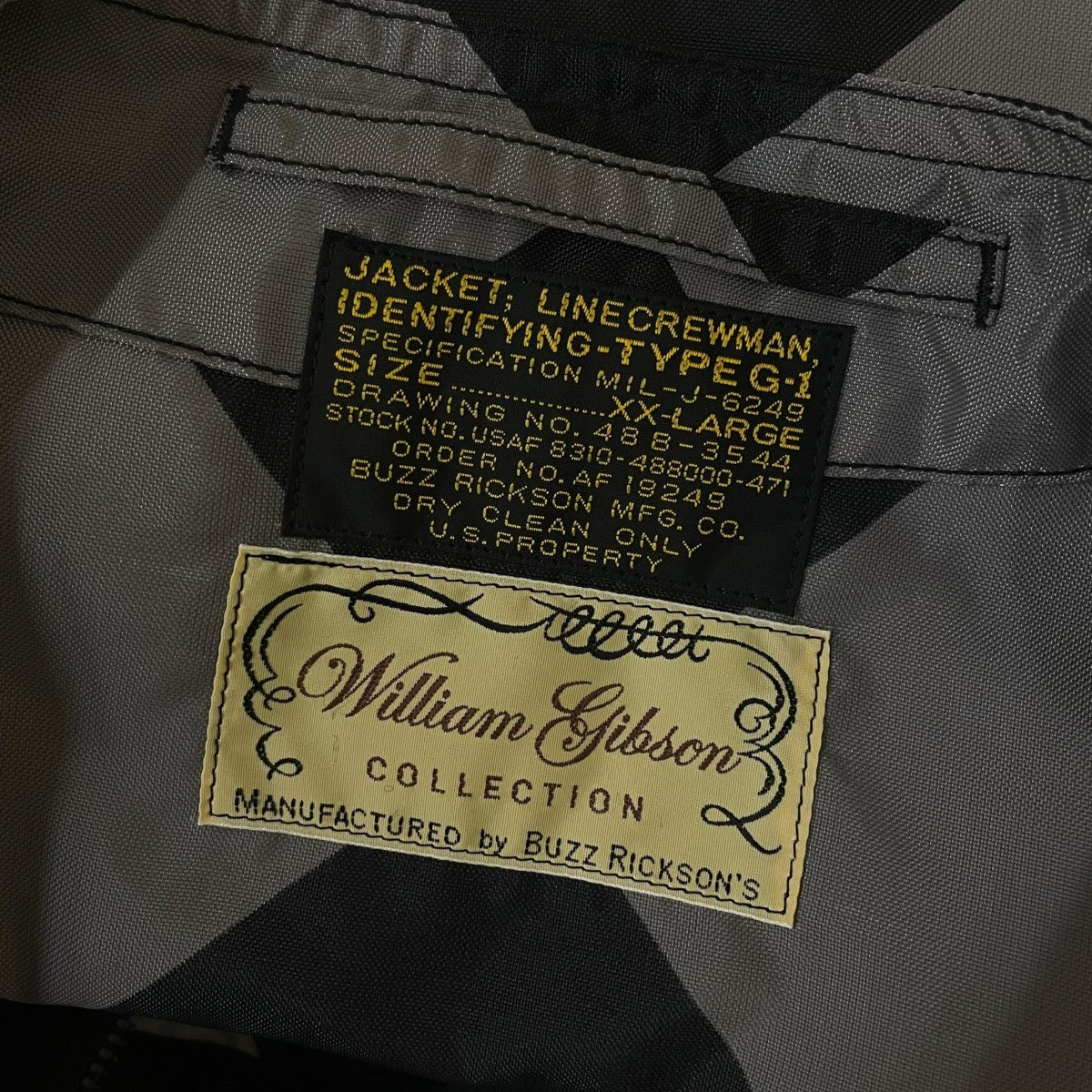 WILLIAM GIBSON COLLECTION BLACK LINE CREWMAN G-1ラインクルーマン ジャケット ナイロンジャケットBR15810