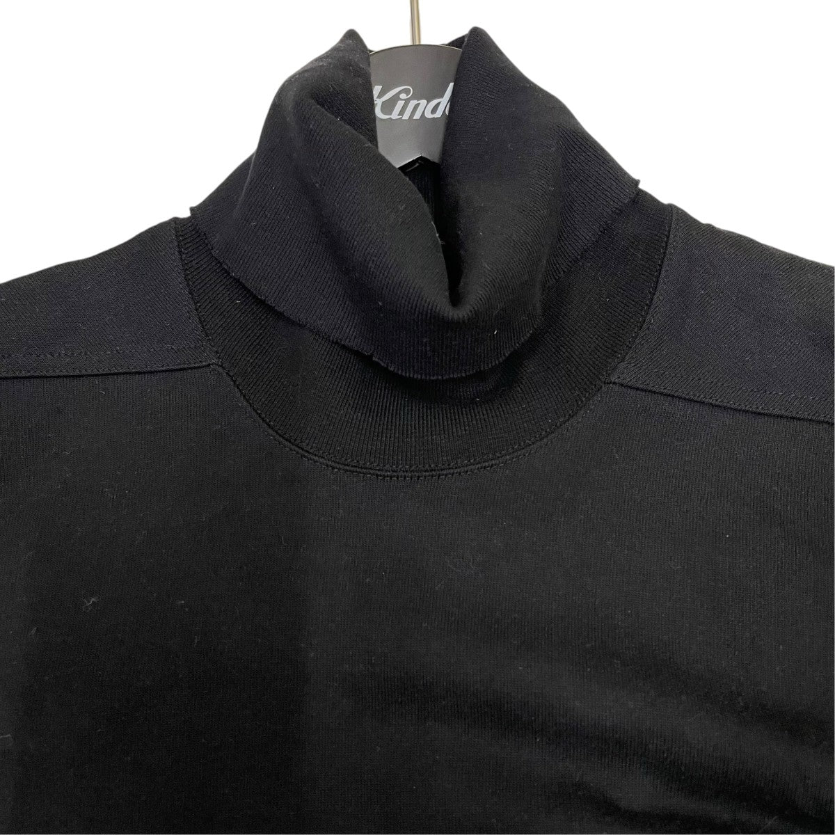 RICK OWENS 20AWSurf TurtleneckタートルネックカットソーRU20F3286-BA 古着・中古-3枚目のアイテム画像