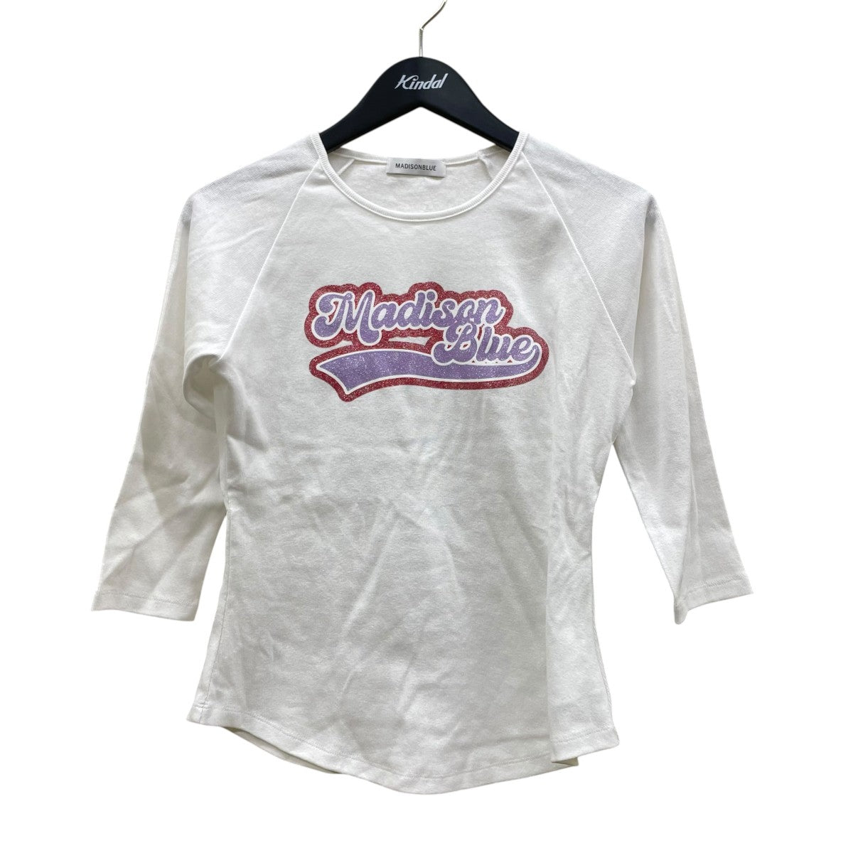 GLITTER LOGO 3 4 SLEEVE TEEロングスリーブTシャツMB241 7002
