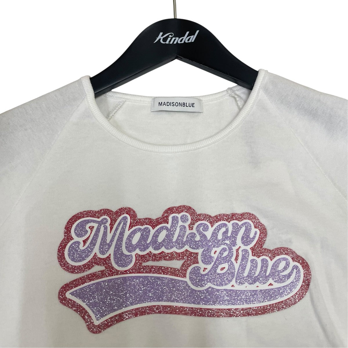GLITTER LOGO 3 4 SLEEVE TEEロングスリーブTシャツMB241 7002