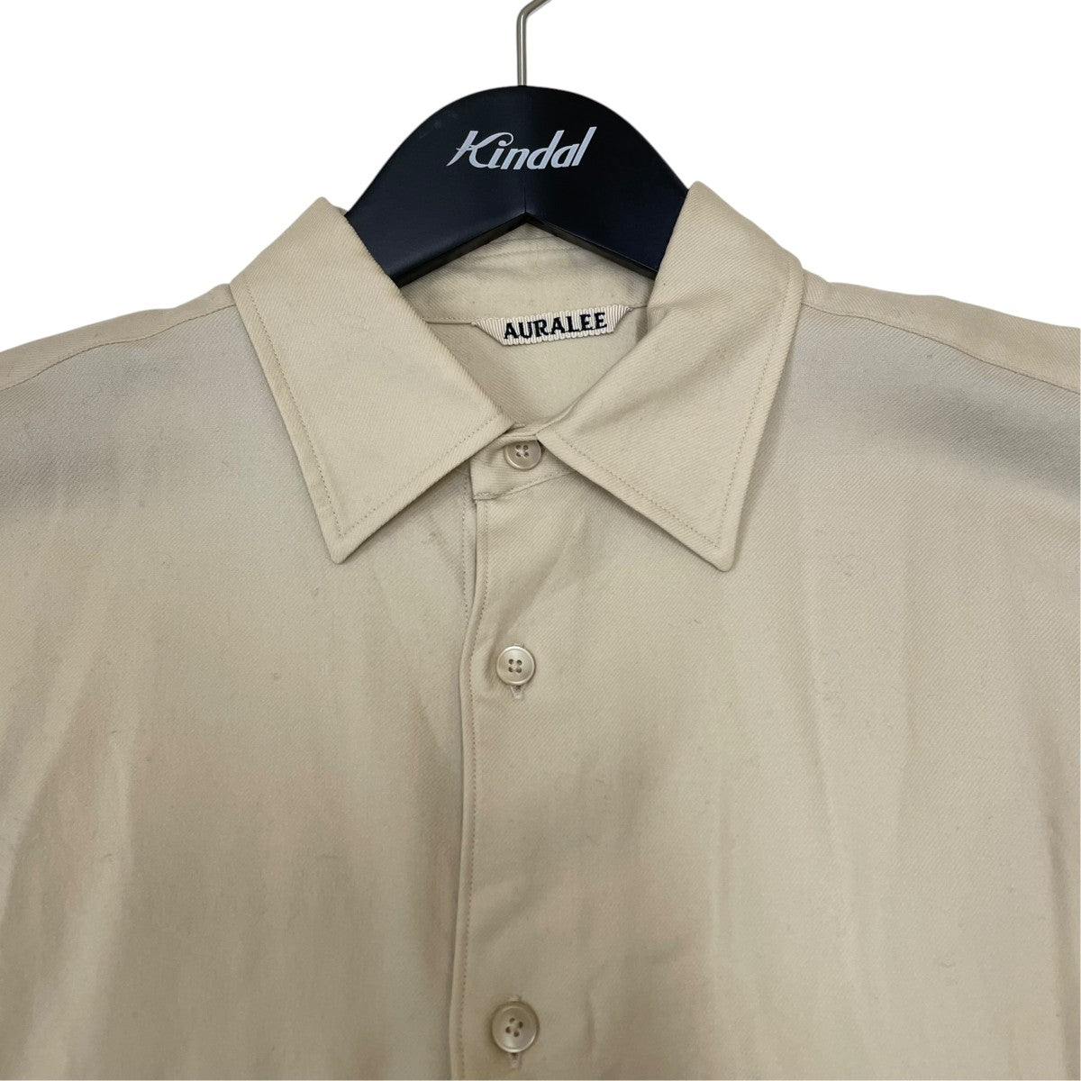AURALEE SUPER LIGHT WOOL SHIRT長袖シャツA24AS04OS 古着・中古-3枚目のアイテム画像