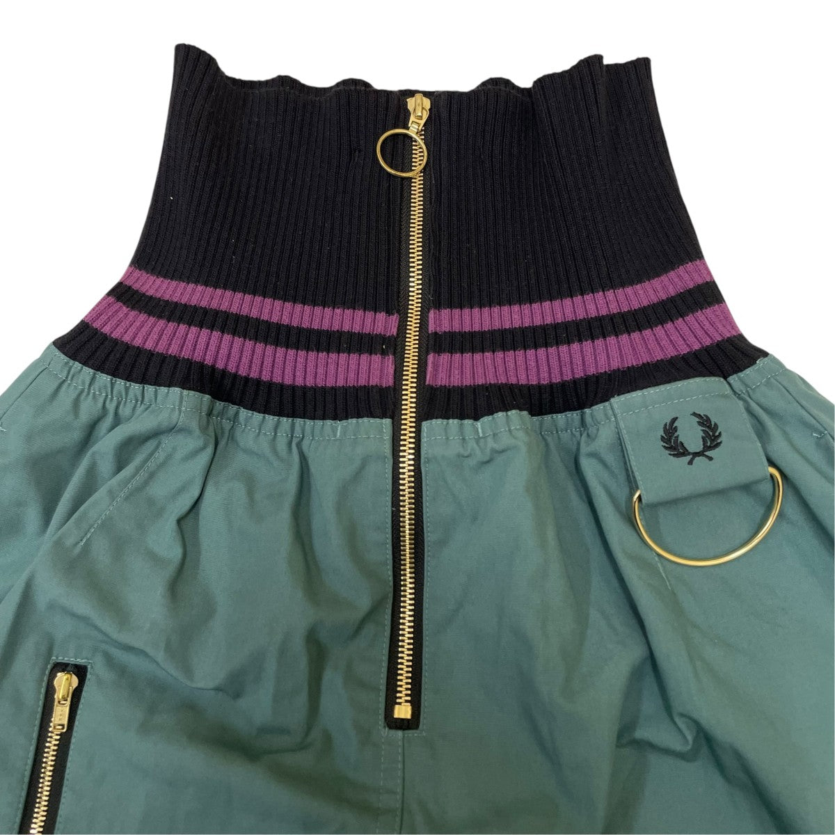 FRED PERRY×AKANE UTSUNOMIYA 19SSハイウエストスカートロングスカートF8489 古着・中古-3枚目のアイテム画像