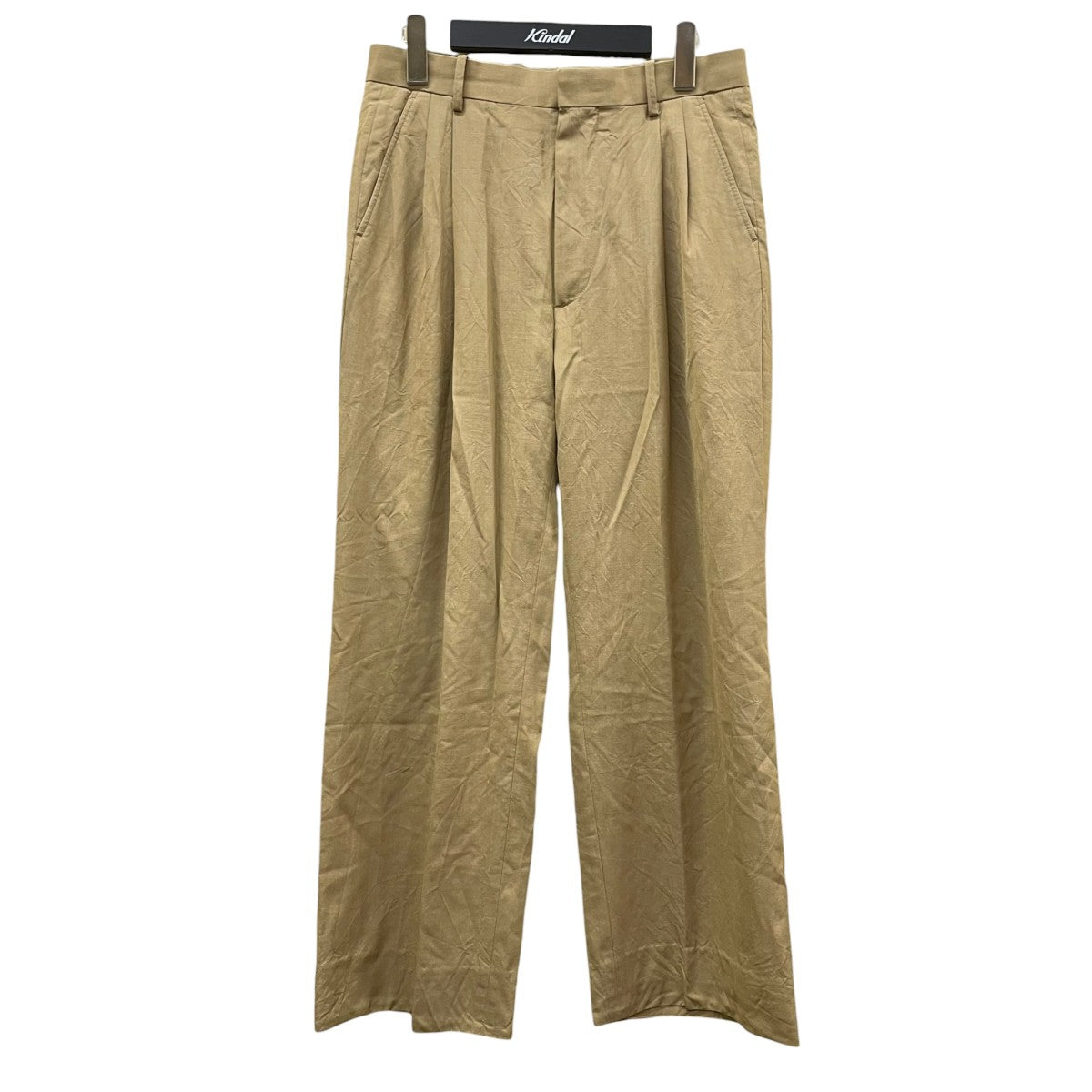 AURALEE WOOL SILK TROPICAL WIDE SLACKSスラックスA9SP02WT 古着・中古-1枚目のアイテム画像