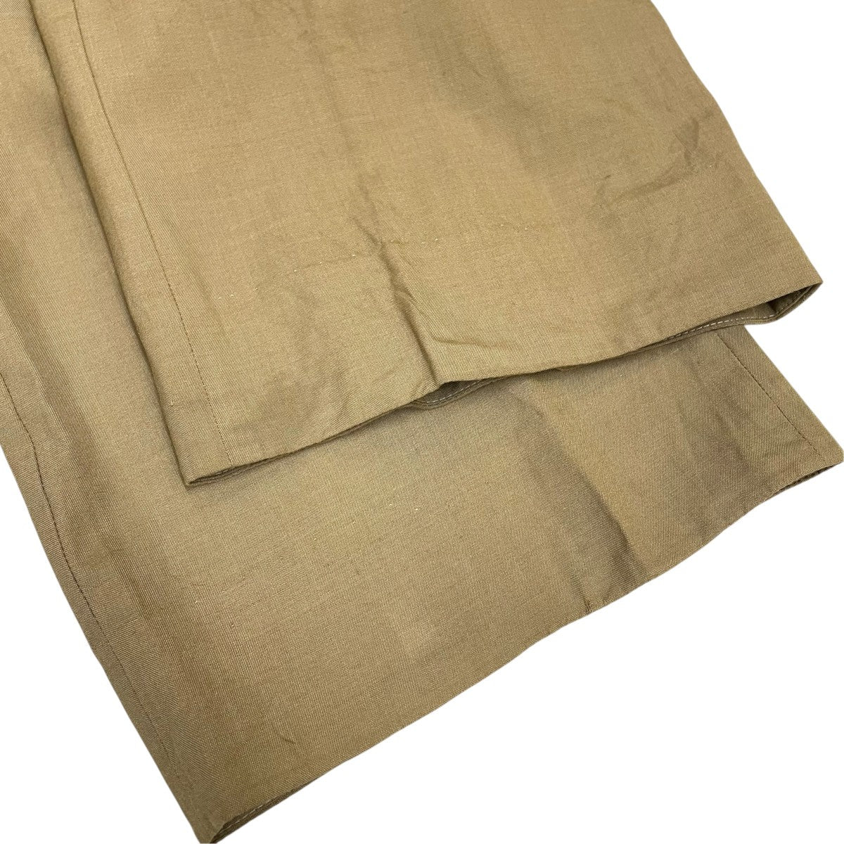 AURALEE WOOL SILK TROPICAL WIDE SLACKSスラックスA9SP02WT 古着・中古-5枚目のアイテム画像