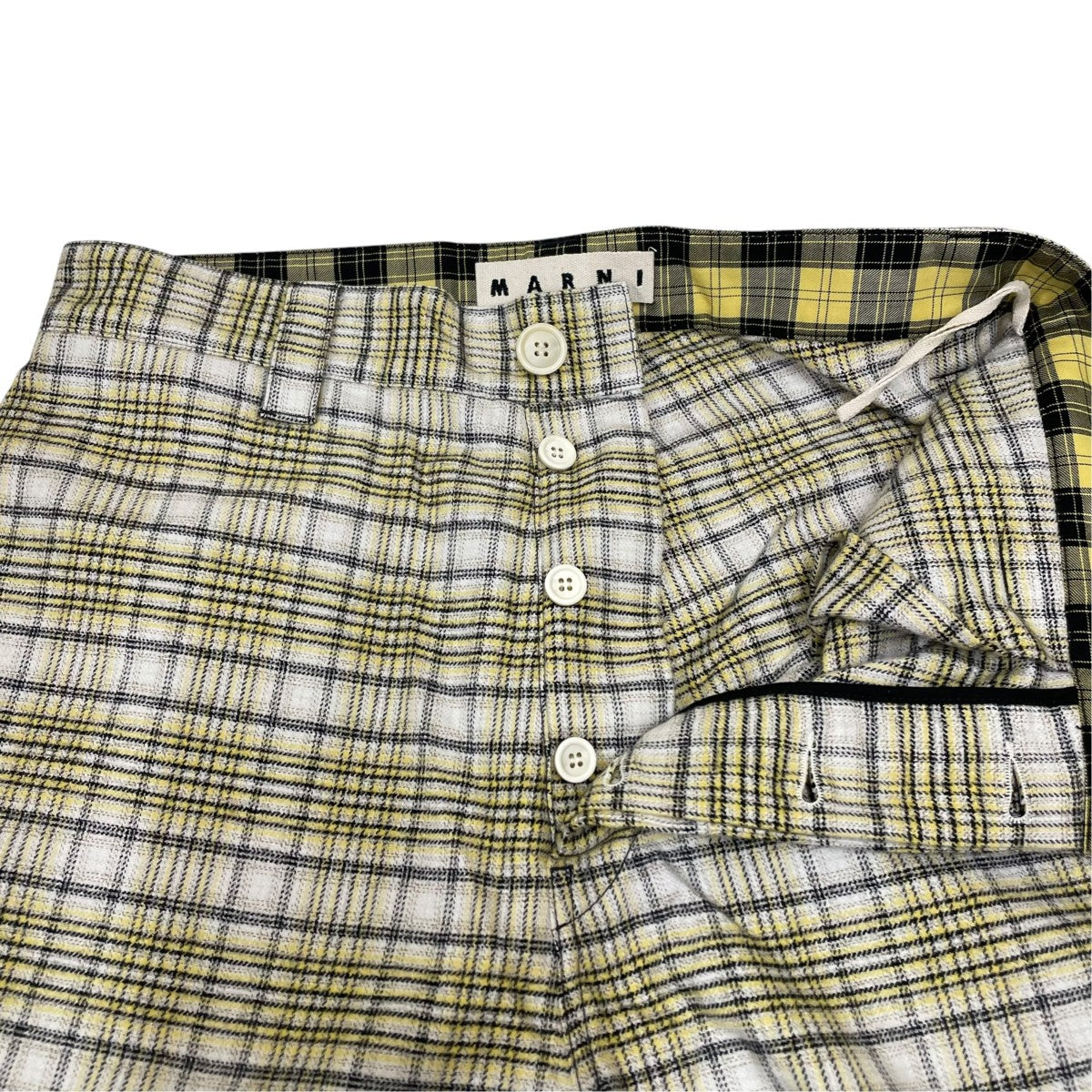 MARNI チェックパンツPUMU0160Q0 古着・中古-4枚目のアイテム画像