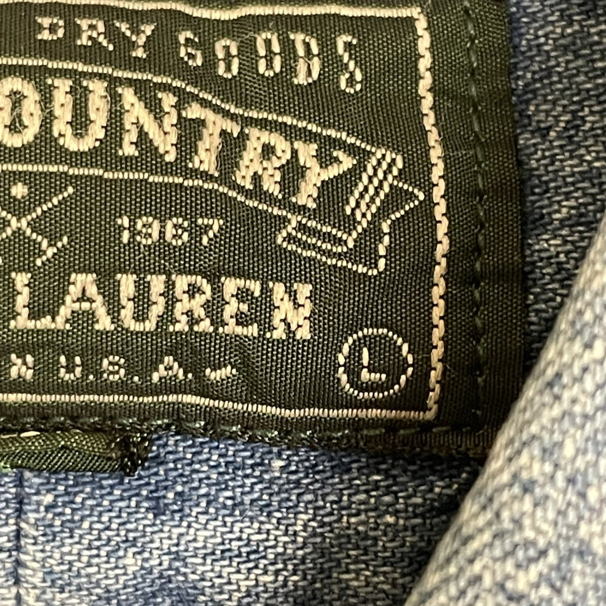 POLO COUNTRY 90sデニムシャツ 古着・中古-6枚目のアイテム画像