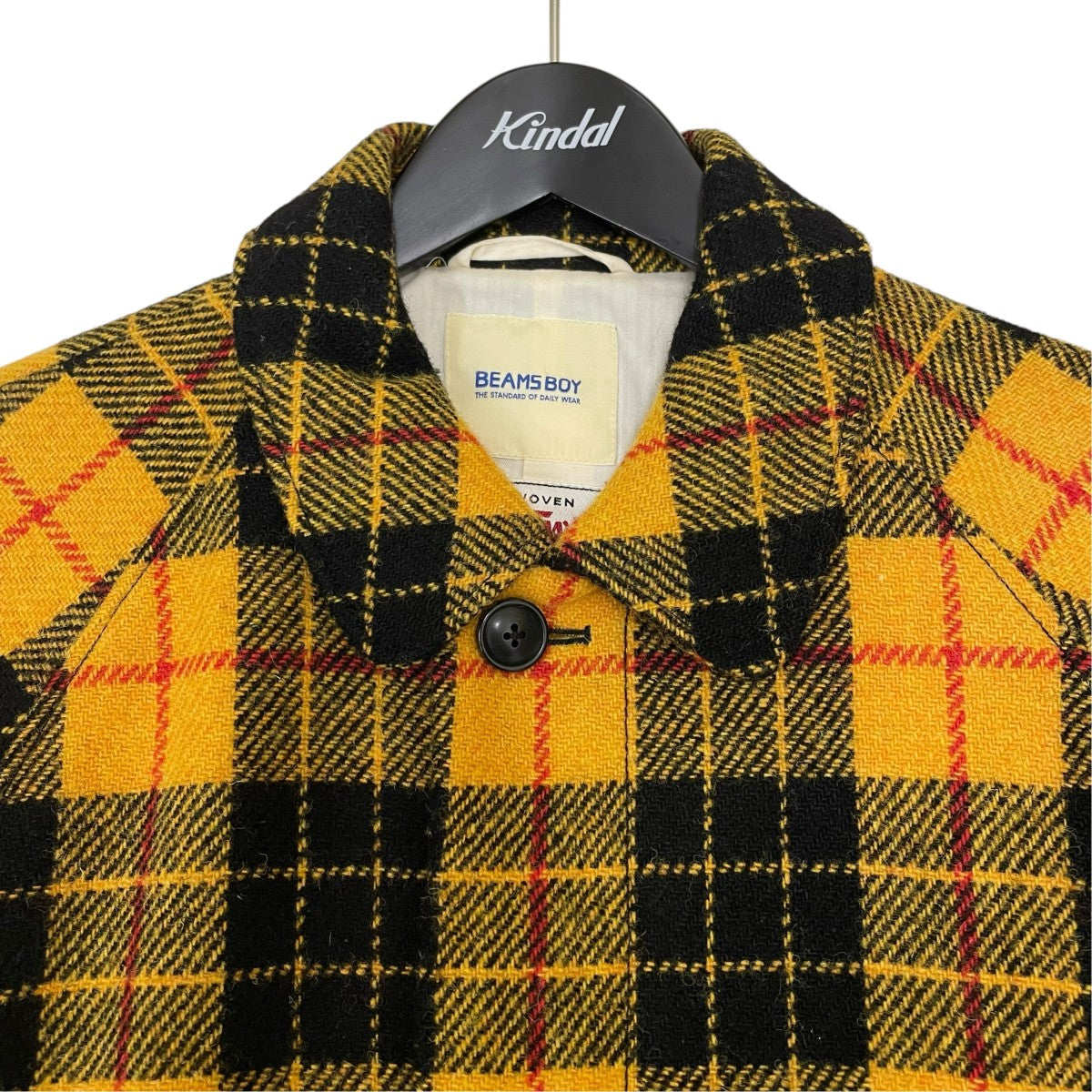 BEAMS BOY×Harris Tweed ウールコート13190111803 古着・中古-3枚目のアイテム画像