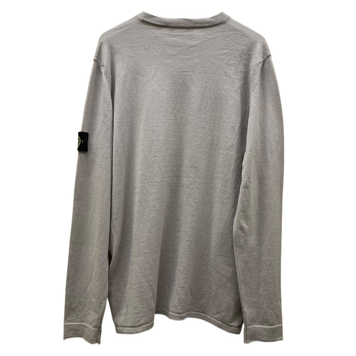 STONE ISLAND 26SSLIGHT RAW HAND ORGANIC COTTON - CREW NECKコットン 無地 クルーネックセーター ロングスリーブカットソーL1S155100062S00B9 古着・中古-2枚目のアイテム画像