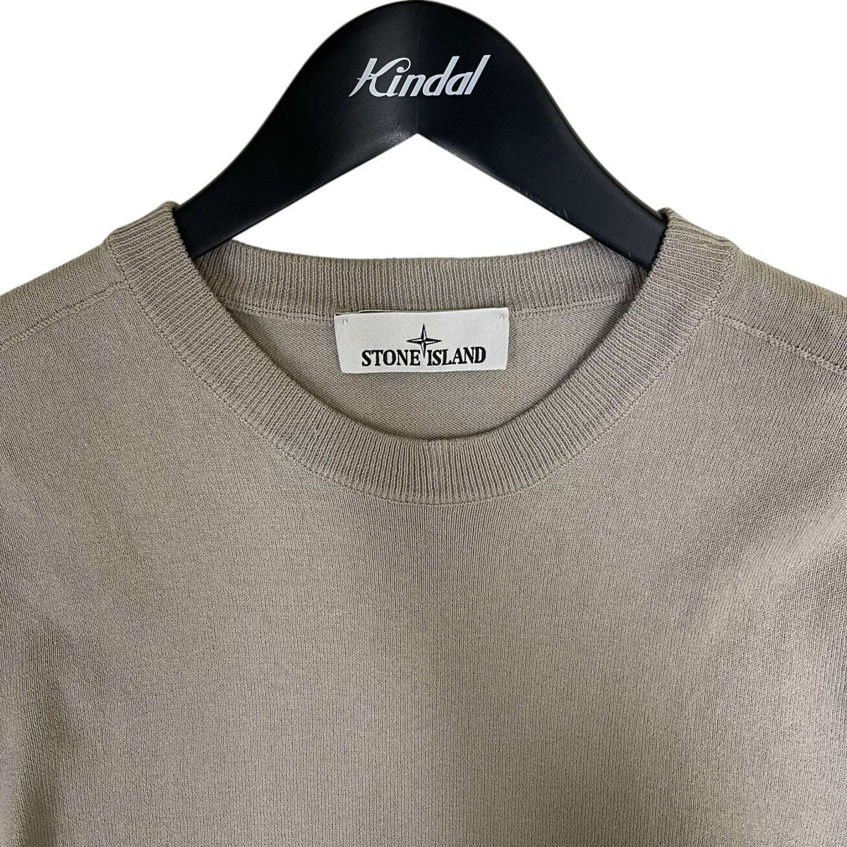 STONE ISLAND 26SSLIGHT RAW HAND ORGANIC COTTON - CREW NECKコットン 無地 クルーネックセーター ロングスリーブカットソーL1S155100062S00B9 古着・中古-3枚目のアイテム画像