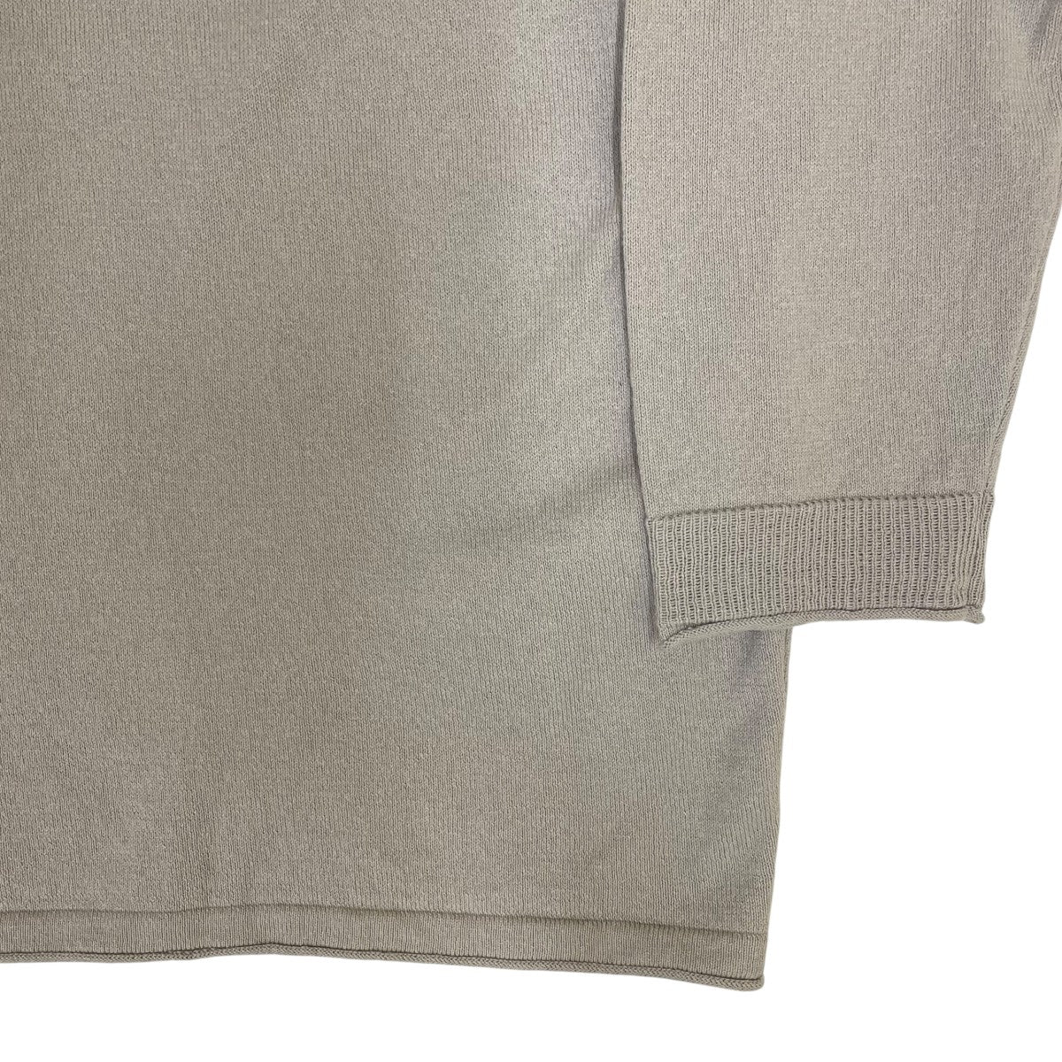 STONE ISLAND 26SSLIGHT RAW HAND ORGANIC COTTON - CREW NECKコットン 無地 クルーネックセーター ロングスリーブカットソーL1S155100062S00B9 古着・中古-4枚目のアイテム画像