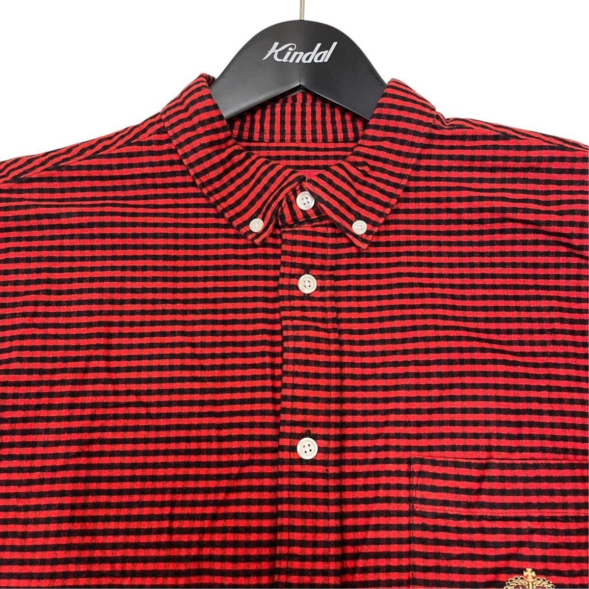 Supreme Flannel Oxford shirtボタンダウンシャツ 古着・中古-3枚目のアイテム画像