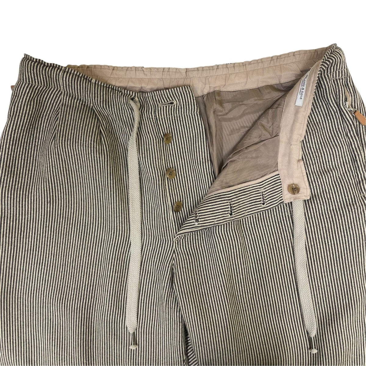 MAATEE＆SONS 23SSHICKORY MILITARY EASY PANTSイージーパンツ ミリタリーパンツMT3103-0208C 古着・中古-4枚目のアイテム画像