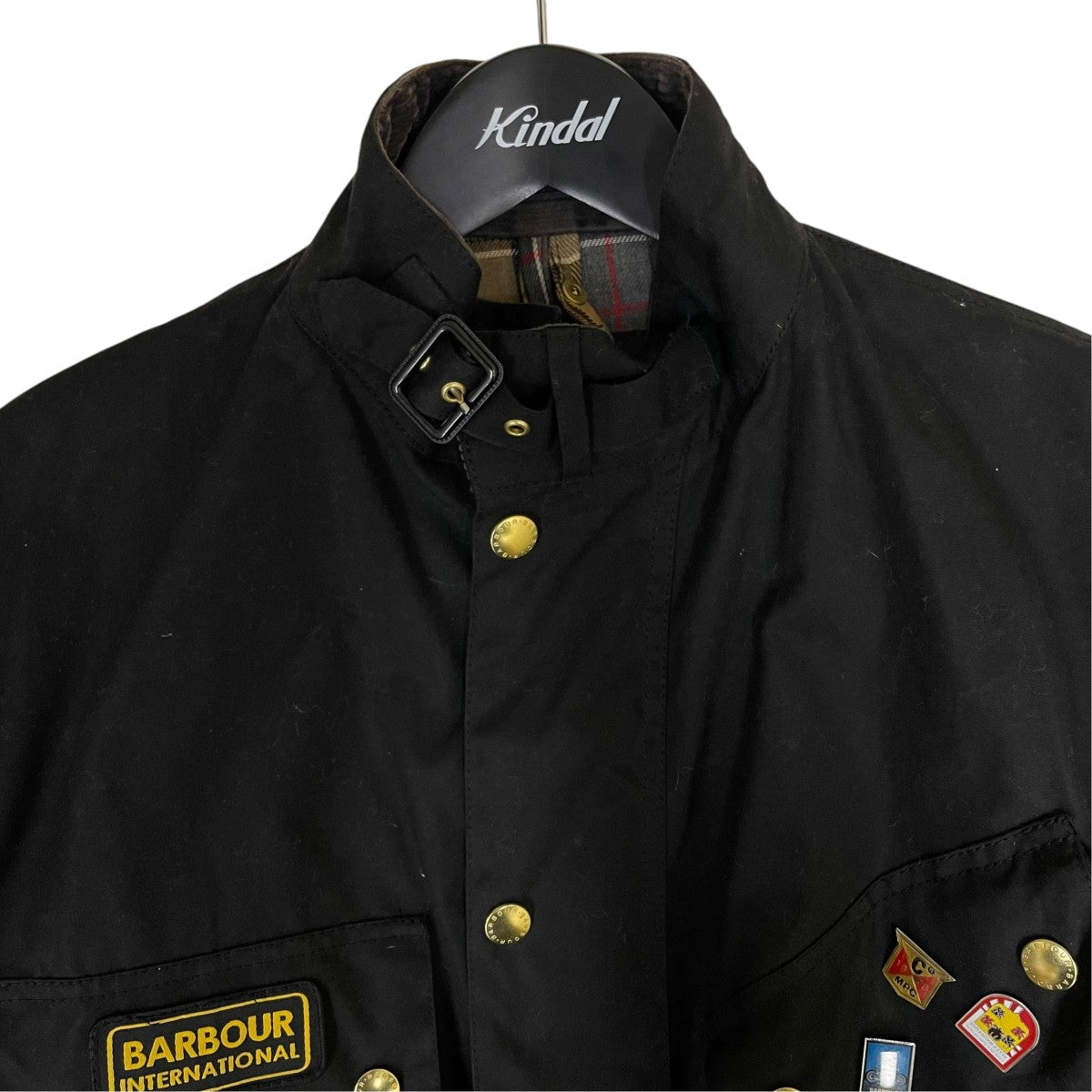 Barbour INTERNATIONAL ORIGINAL WAX JACKETインターナショナル オリジナル ワックスジャケットMWX0004BK51 古着・中古-3枚目のアイテム画像