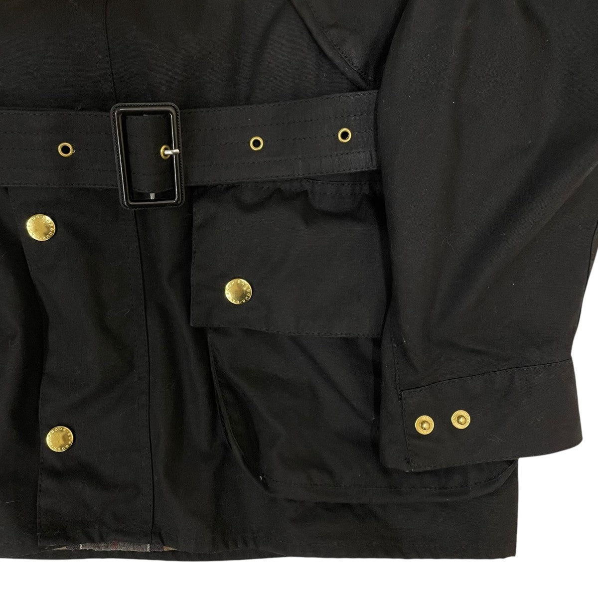 Barbour INTERNATIONAL ORIGINAL WAX JACKETインターナショナル オリジナル ワックスジャケットMWX0004BK51 古着・中古-4枚目のアイテム画像