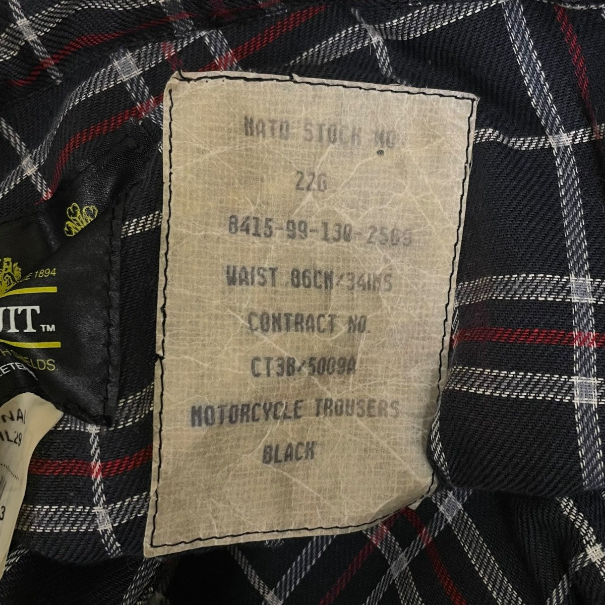 Barbour 90s VINTAGE オイルド INTERNATIONAL ミリタリーパンツ 古着・中古-6枚目のアイテム画像