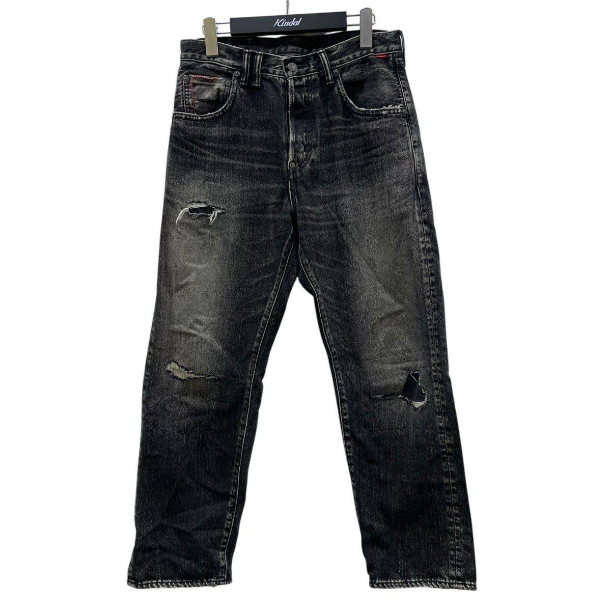 ANACHRONORM SMU REGULAR TAPERED 5P BLACKデニムパンツ81868050535 古着・中古-1枚目のアイテム画像