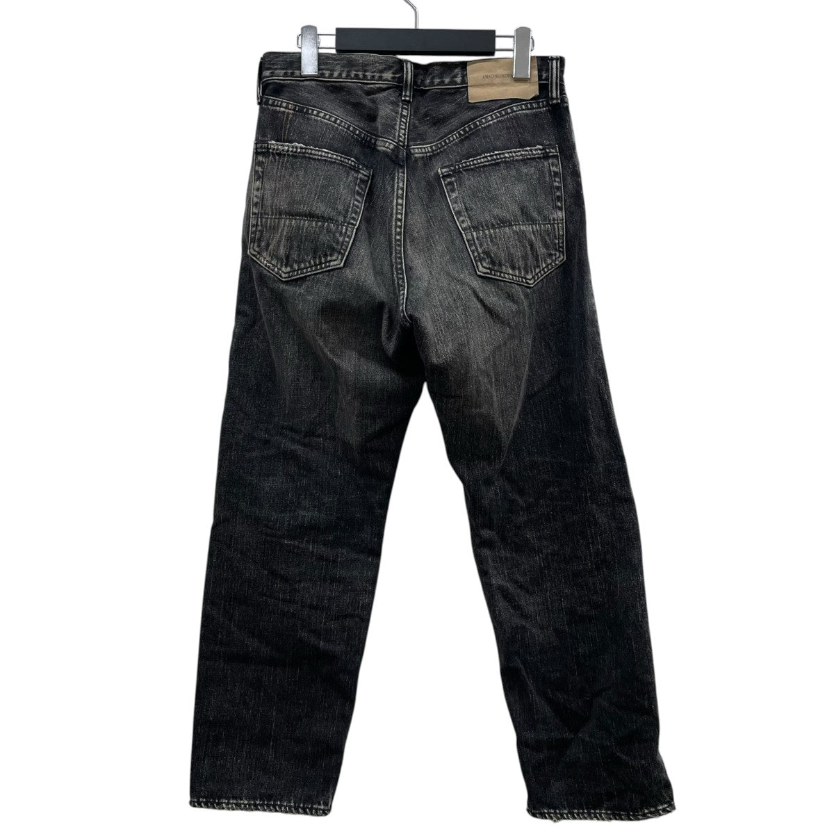 ANACHRONORM SMU REGULAR TAPERED 5P BLACKデニムパンツ81868050535 古着・中古-2枚目のアイテム画像